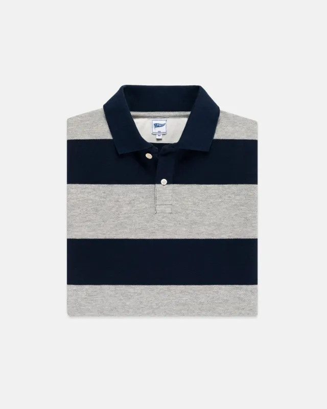 Relaxed Fit Wide Stripe Polo sold by J. Press