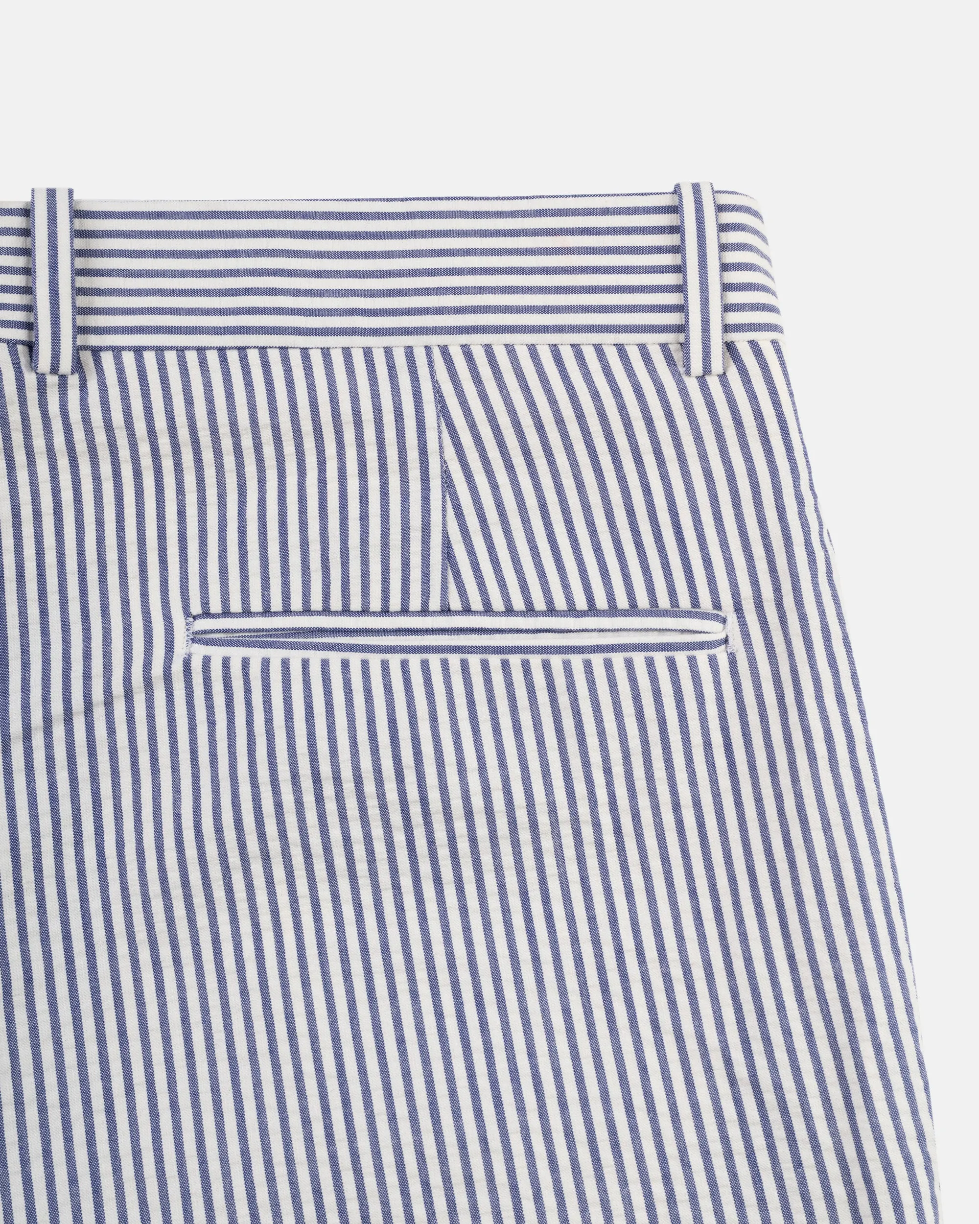 Made-in-Canada Blue Stripe Seersucker Trouser sold by J. Press product image thumbnail 4