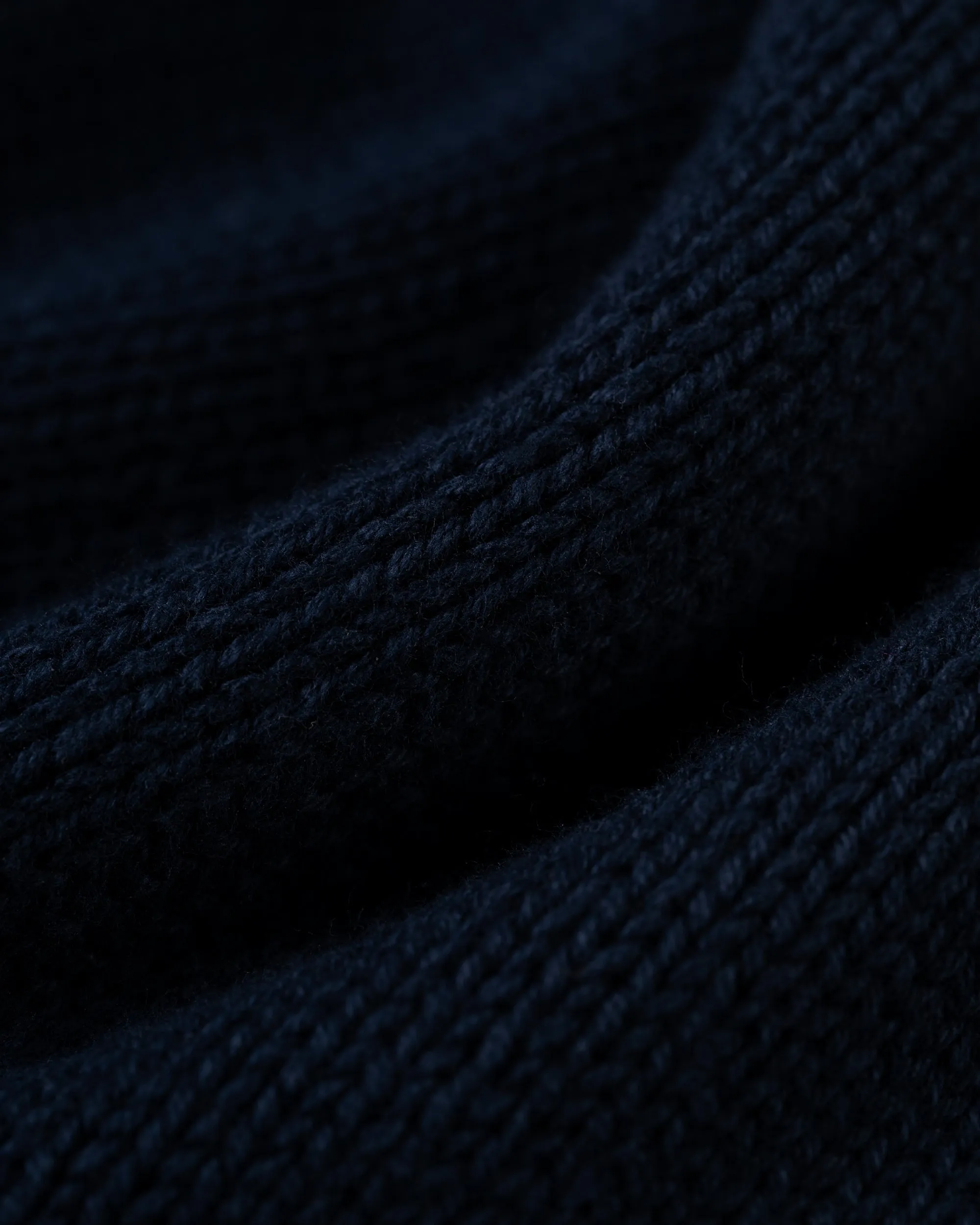Made-in-USA Navy Chunky Cotton Crewneck Sweater sold by J. Press product image thumbnail 5