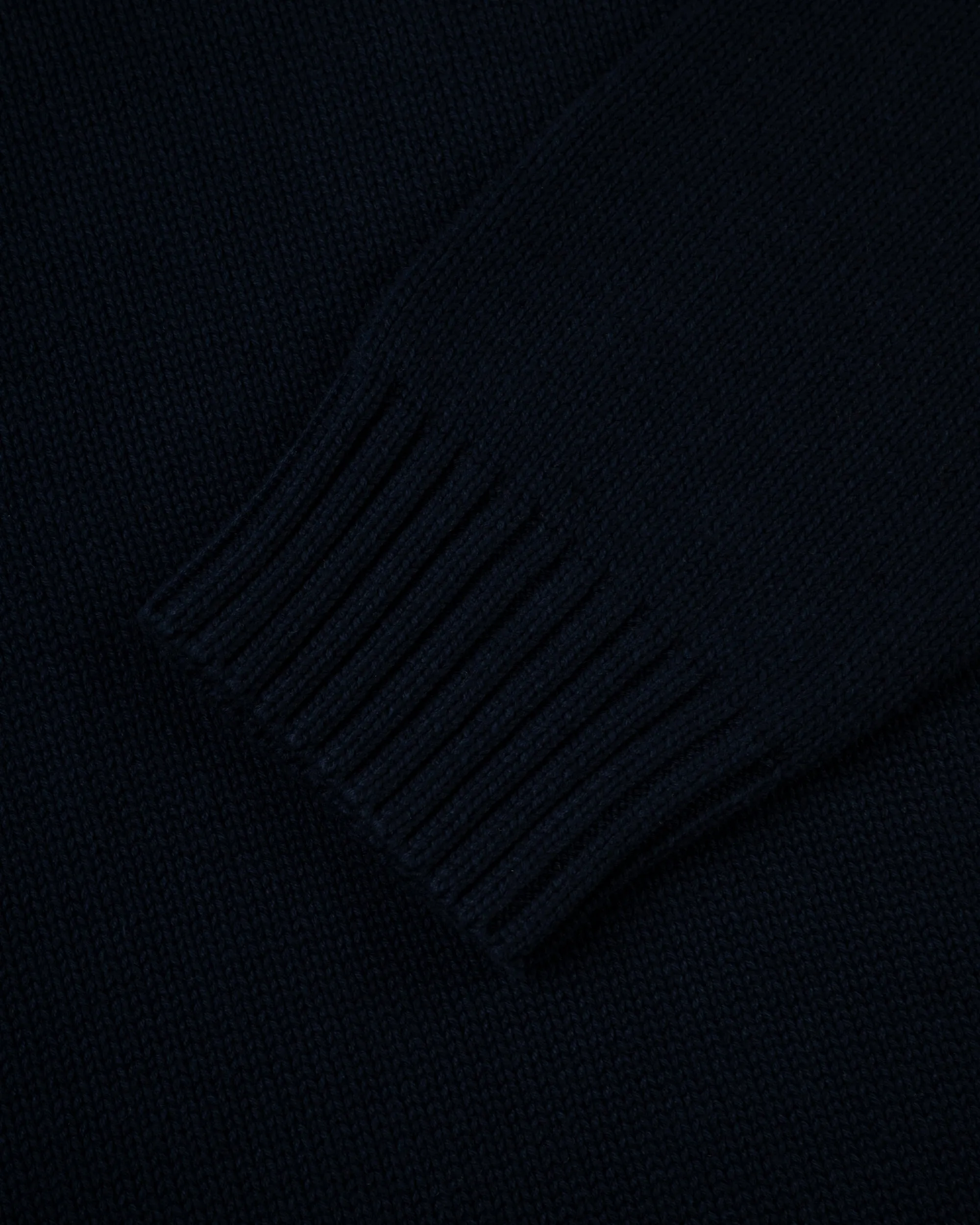 Made-in-USA Navy Chunky Cotton Crewneck Sweater sold by J. Press product image thumbnail 4