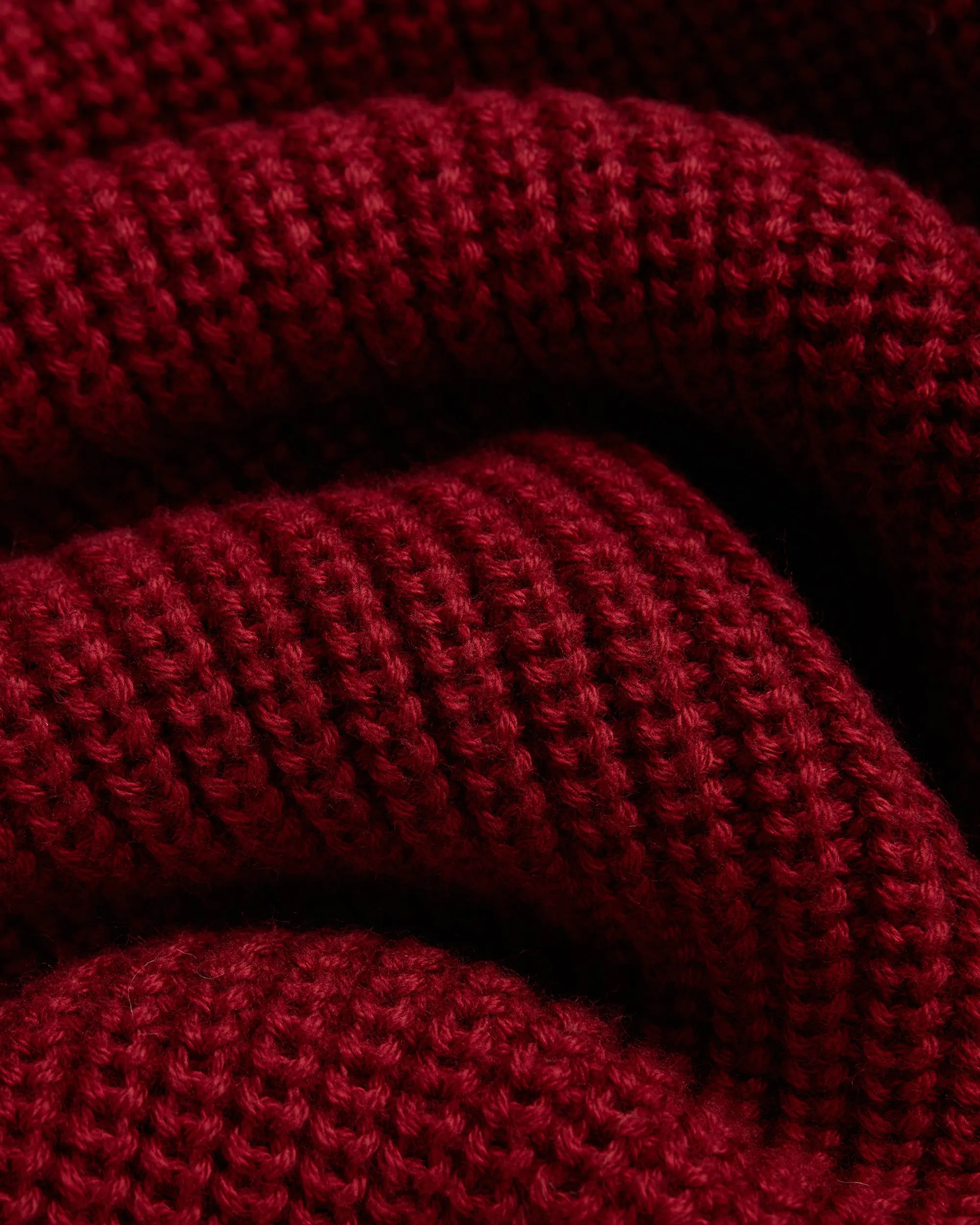 Red Shaker Knit Cotton Crew Neck Sweater sold by J. Press product image thumbnail 3