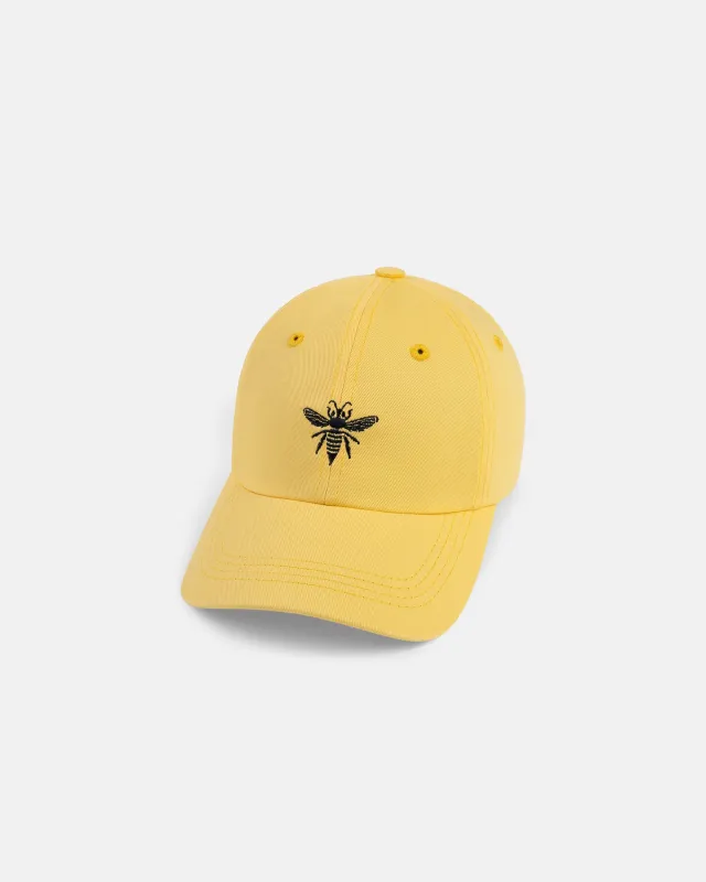 Made-in-USA Yellow with Black Wasp Dad Hat made by J. Press