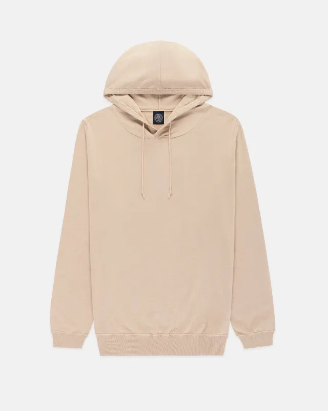 Oatmeal Cotton-Wool Hoodie - Trim Fit sold by J. Press