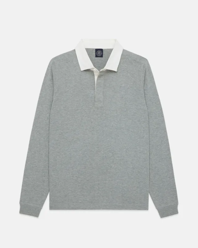 Light Grey High-Twist Cotton Rugby made by Alan Paine