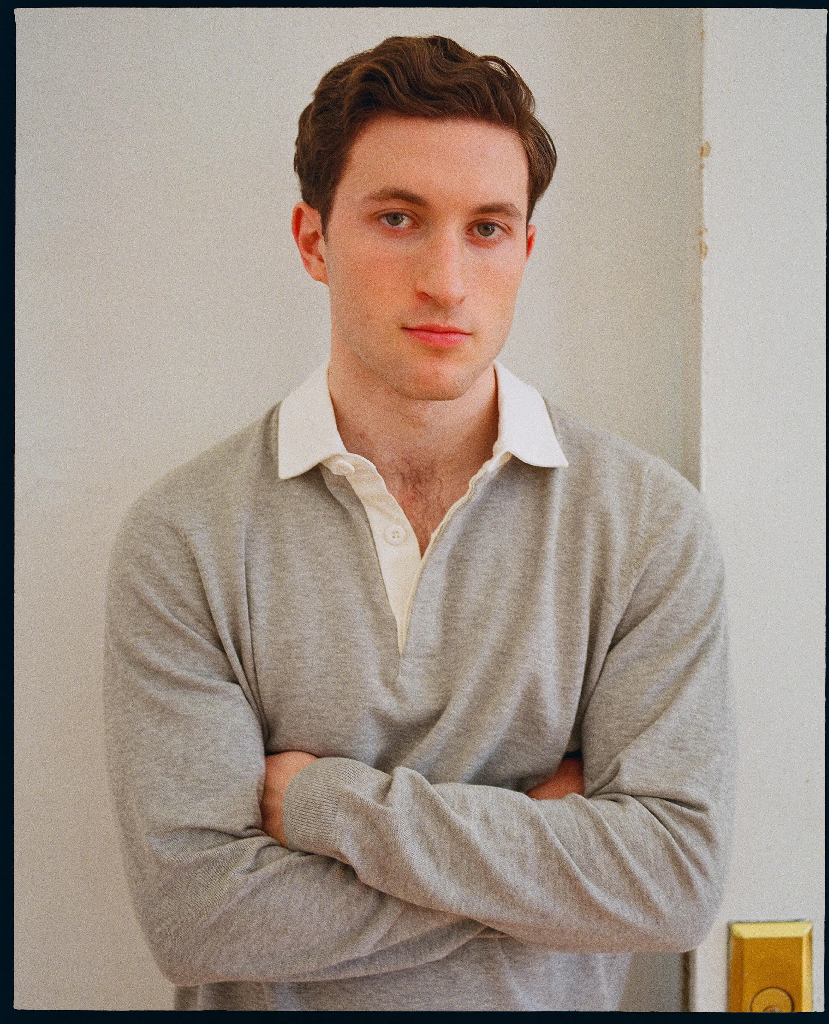 Light Grey High-Twist Cotton Rugby sold by J. Press product image thumbnail 4