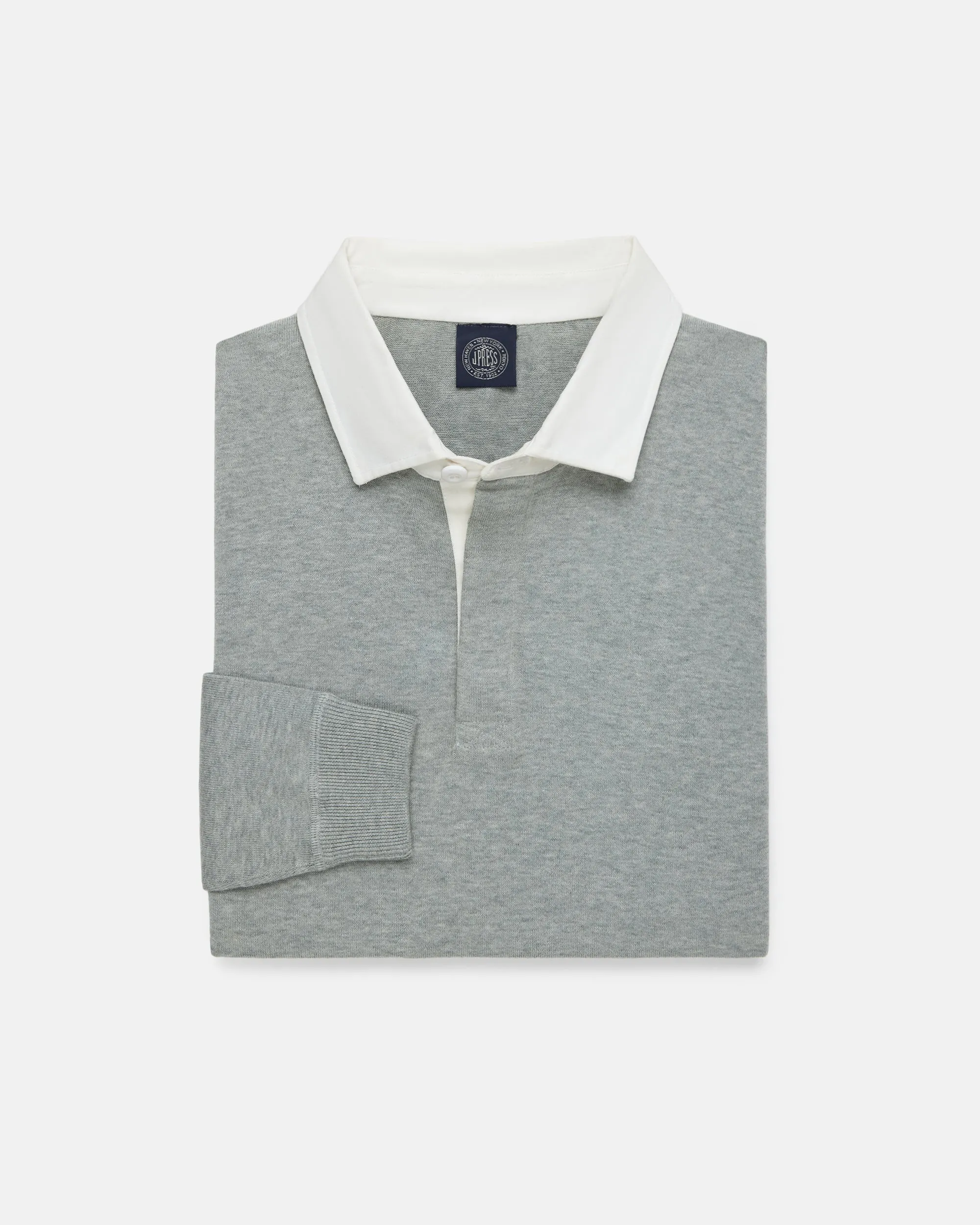 Light Grey High-Twist Cotton Rugby sold by J. Press product image thumbnail 2