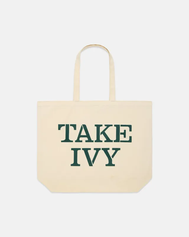 Made-in-USA Take Ivy Canvas Tote Bag made by J. Press
