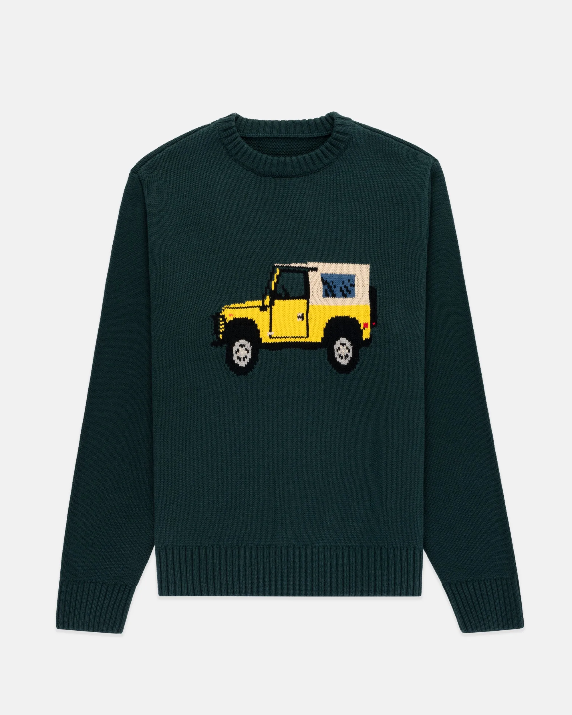 Defender Intarsia Knit Cotton Sweater sold by J. Press product image thumbnail 2