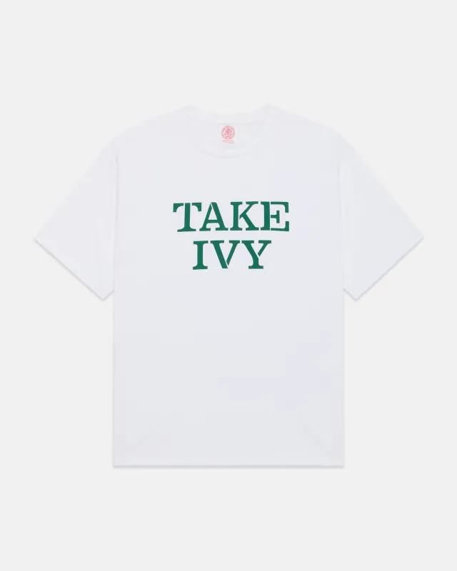 Made-in-USA White Take Ivy T-Shirt made by J. Press