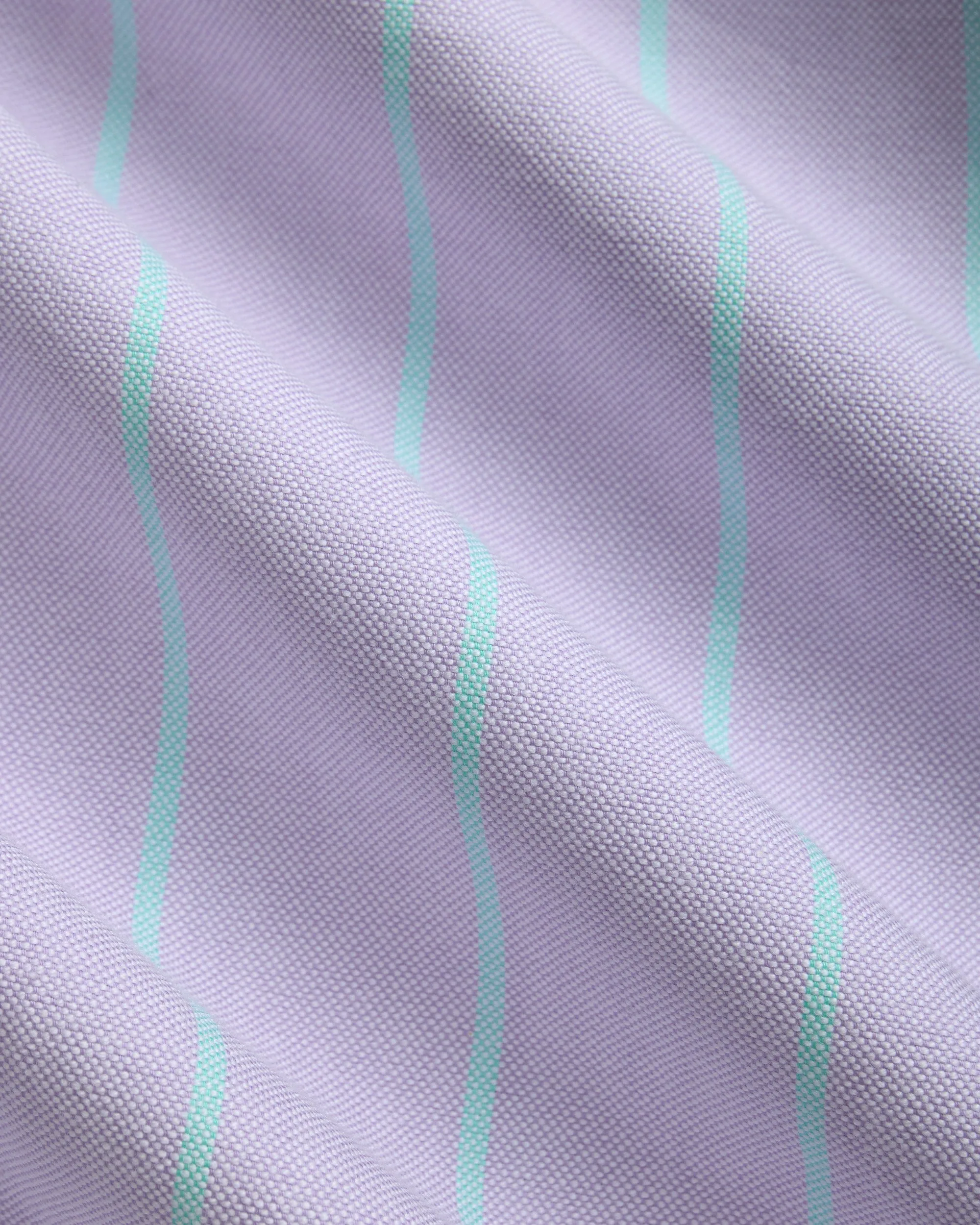 Made-in-USA Purple with Green Stripe Oxford Cloth Sport Shirt - Classic Fit sold by J. Press product image thumbnail 3