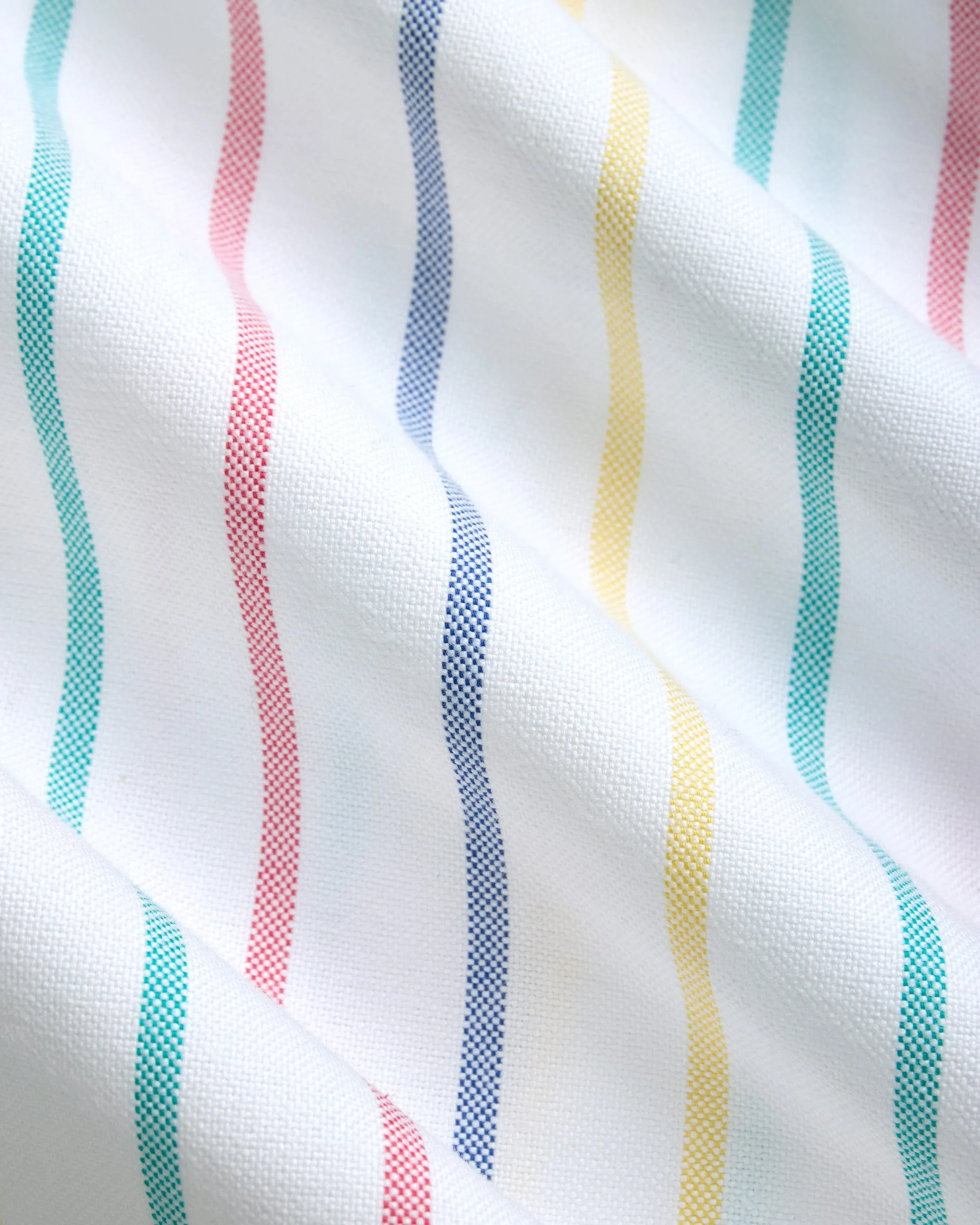 Made-in-USA Awning Stripe Oxford Cloth Sport Shirt - Classic Fit sold by J. Press product image thumbnail 3