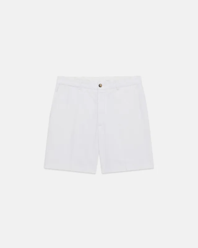 White Washed Canvas Cape Cod Shorts made by J. Press