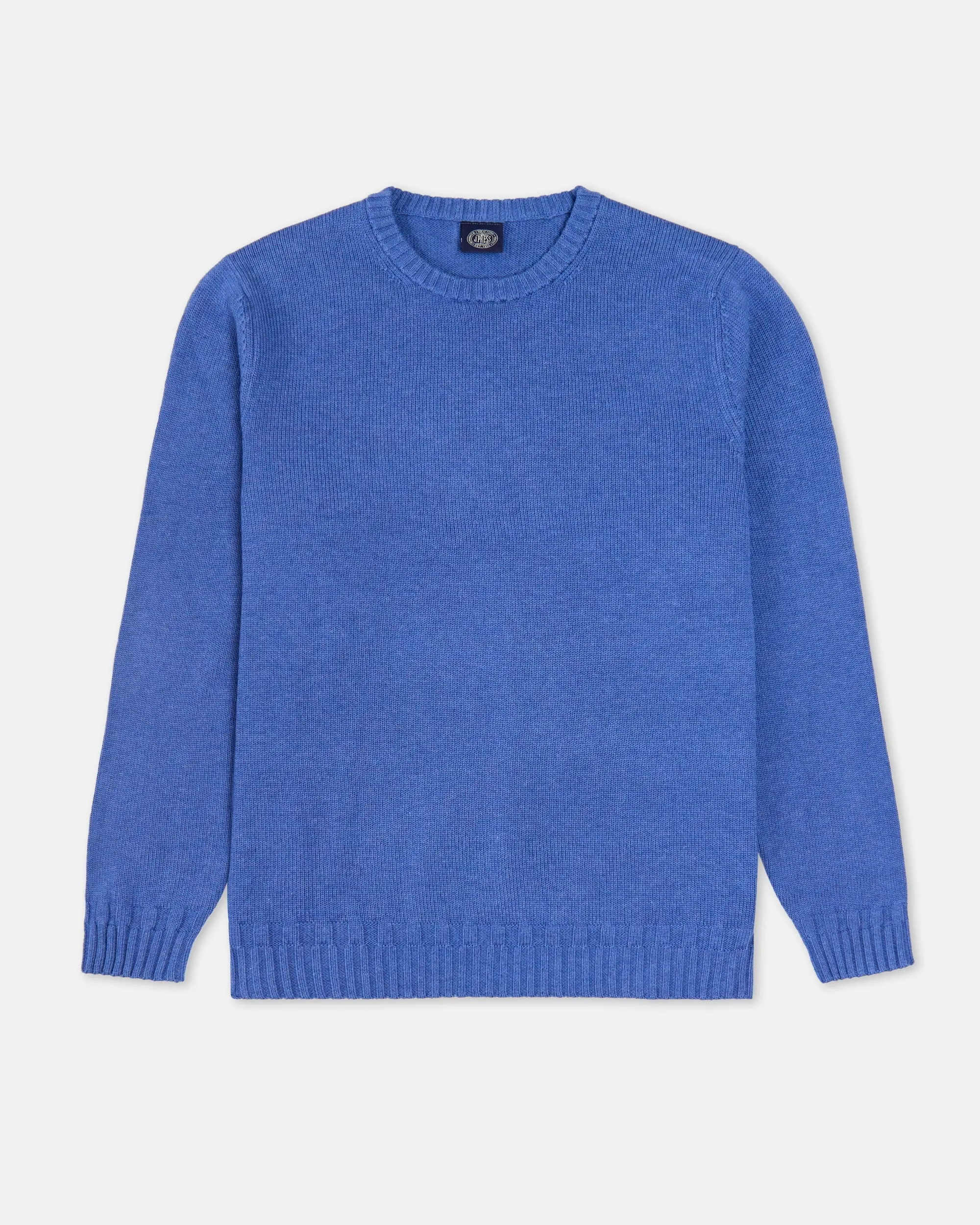 Indigo Fine Knit Cotton Crewneck Sweater - Trim Fit sold by J. Press product image thumbnail 2