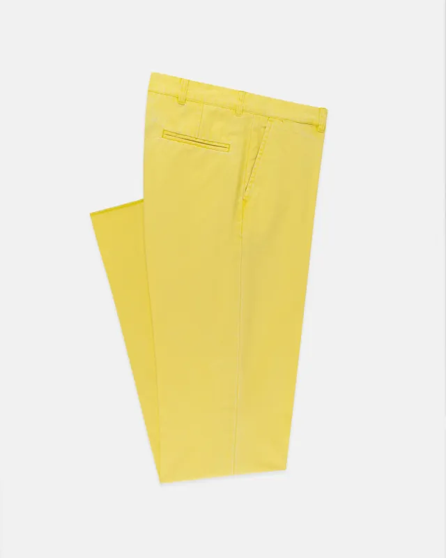 Yellow Washed Canvas Cape Cod Pant sold by J. Press
