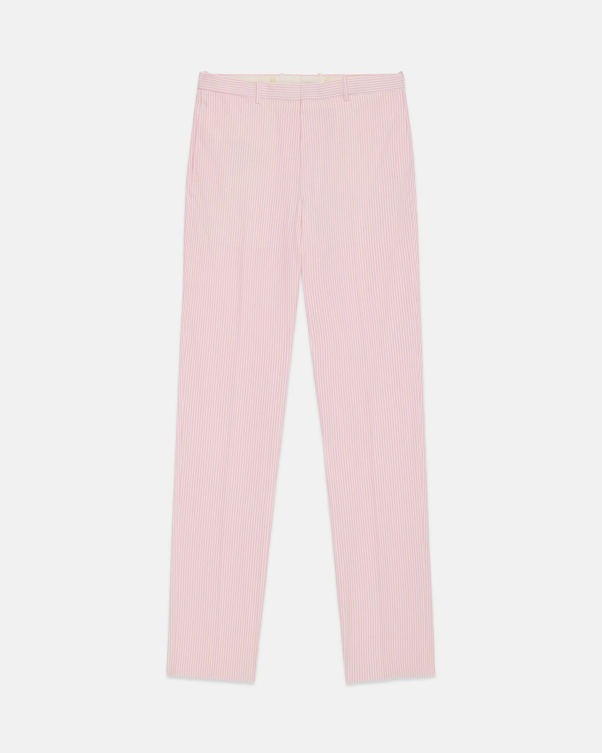Made-in-Canada Pink Stripe Seersucker Trouser sold by J. Press product image thumbnail 2