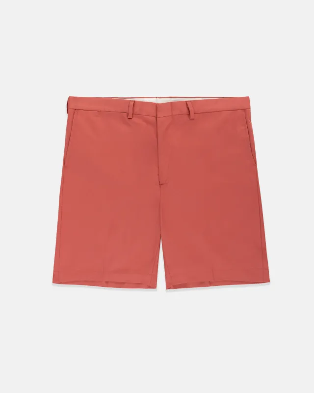 Made-in-USA Breton Red Washed Twill Classic Shorts sold by J. Press