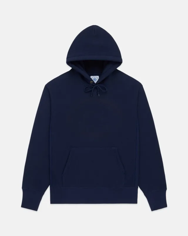 Made-in-USA Navy Heavyweight Hoodie made by J. Press