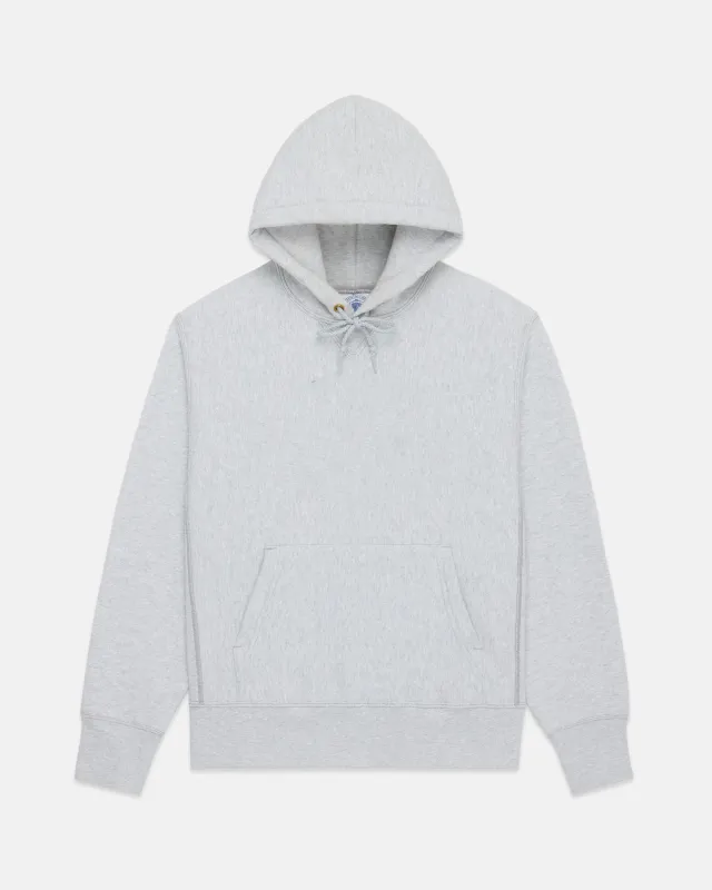 Made-in-USA Grey Heavyweight Hoodie made by J. Press