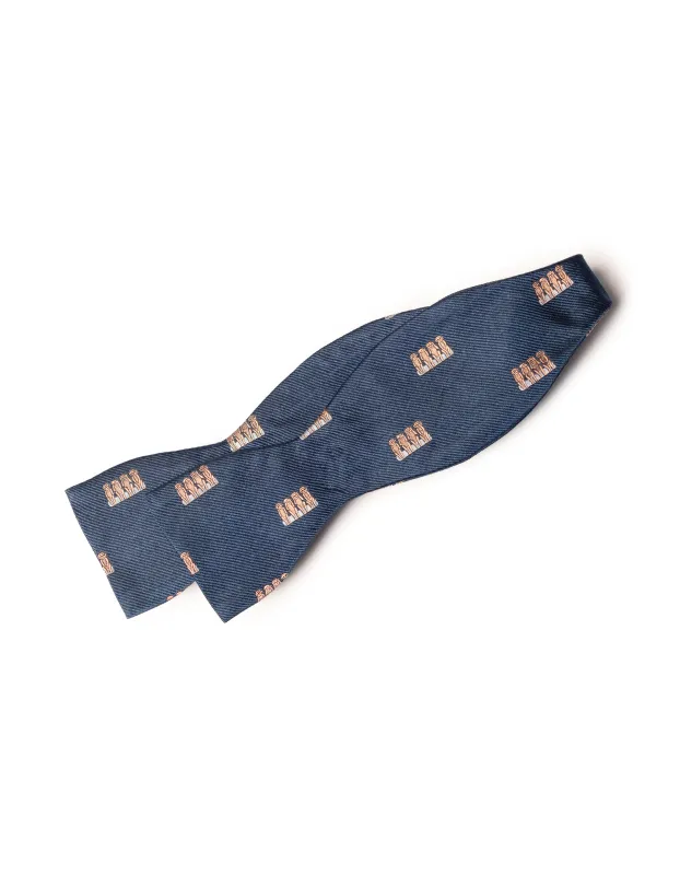 Made-in-UK Four Monkeys Club Bow Tie sold by J. Press