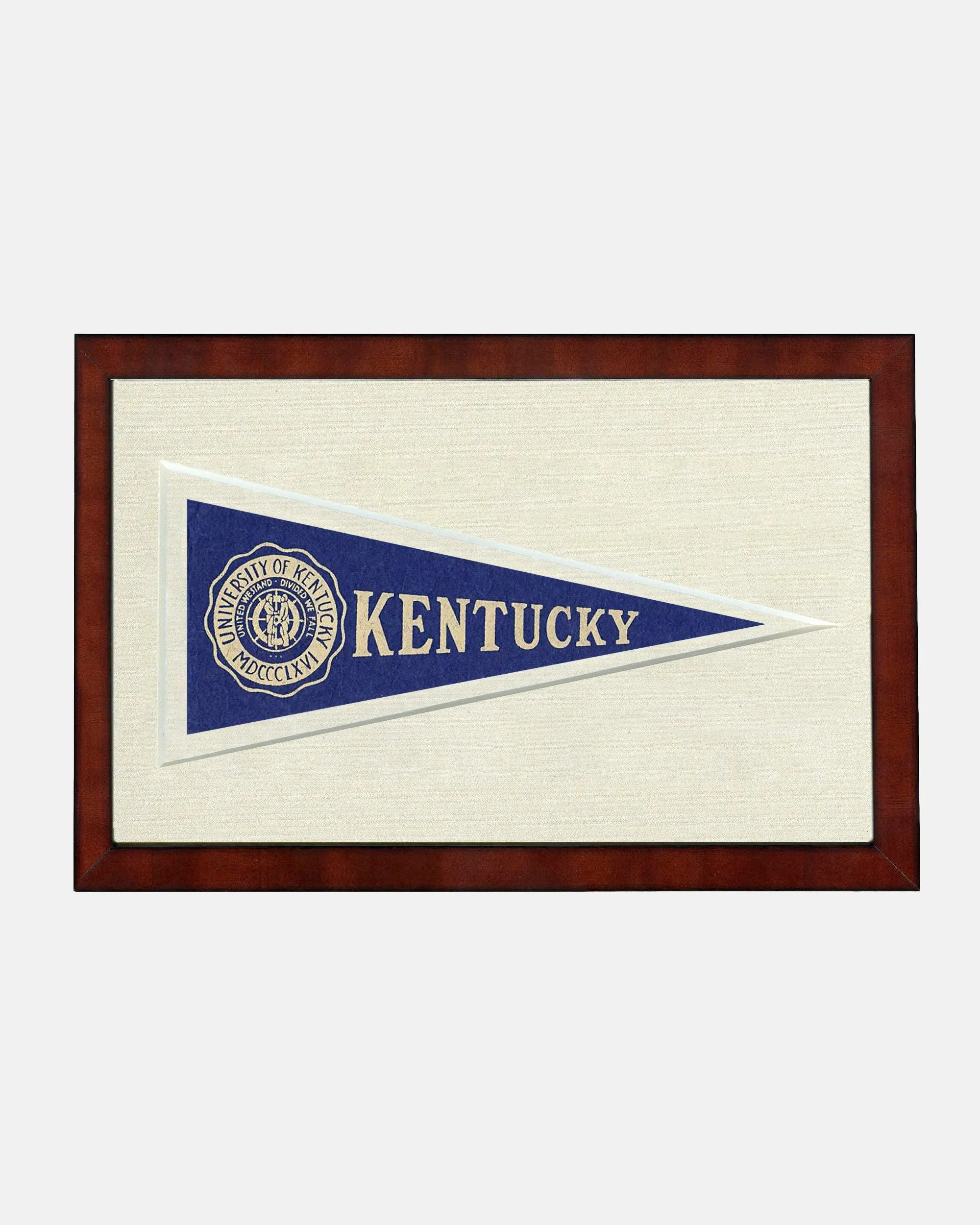 Kentucky Framed Vintage Pennant sold by J. Press