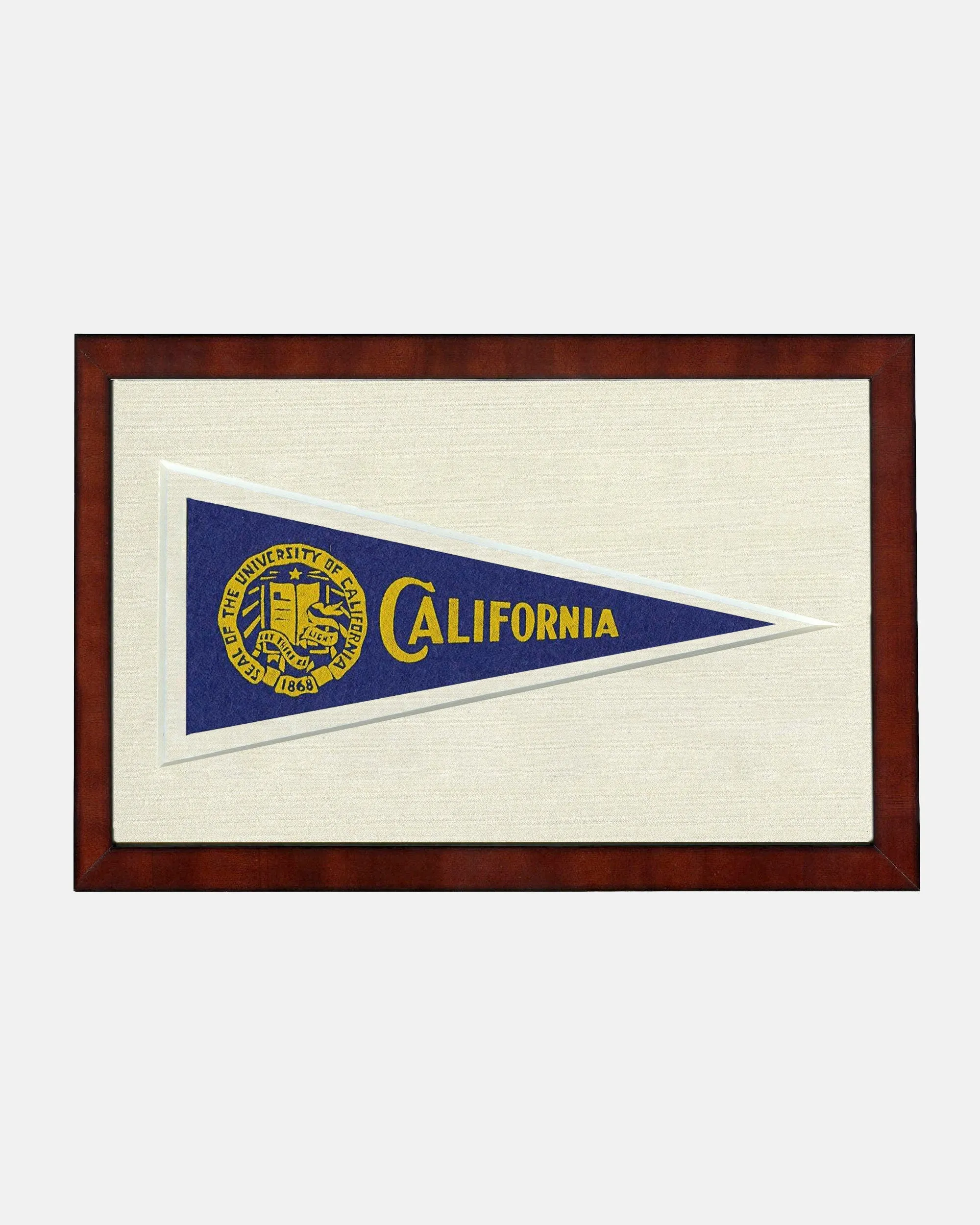 California Framed Vintage Pennant sold by J. Press