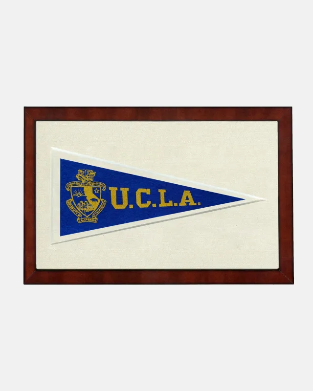 U.C.L.A. Framed Vintage Pennant sold by J. Press
