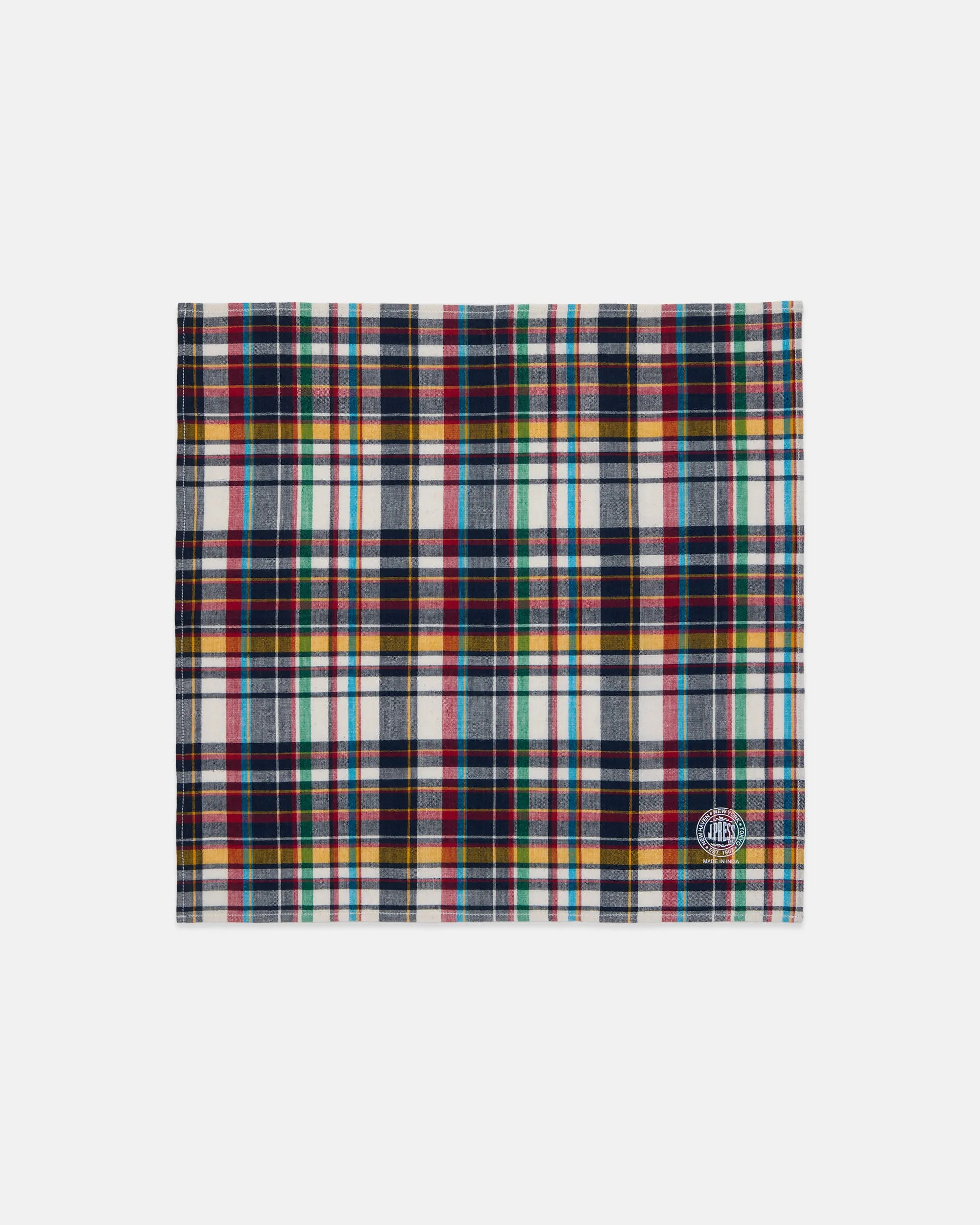 Madras Pocket Square sold by J. Press