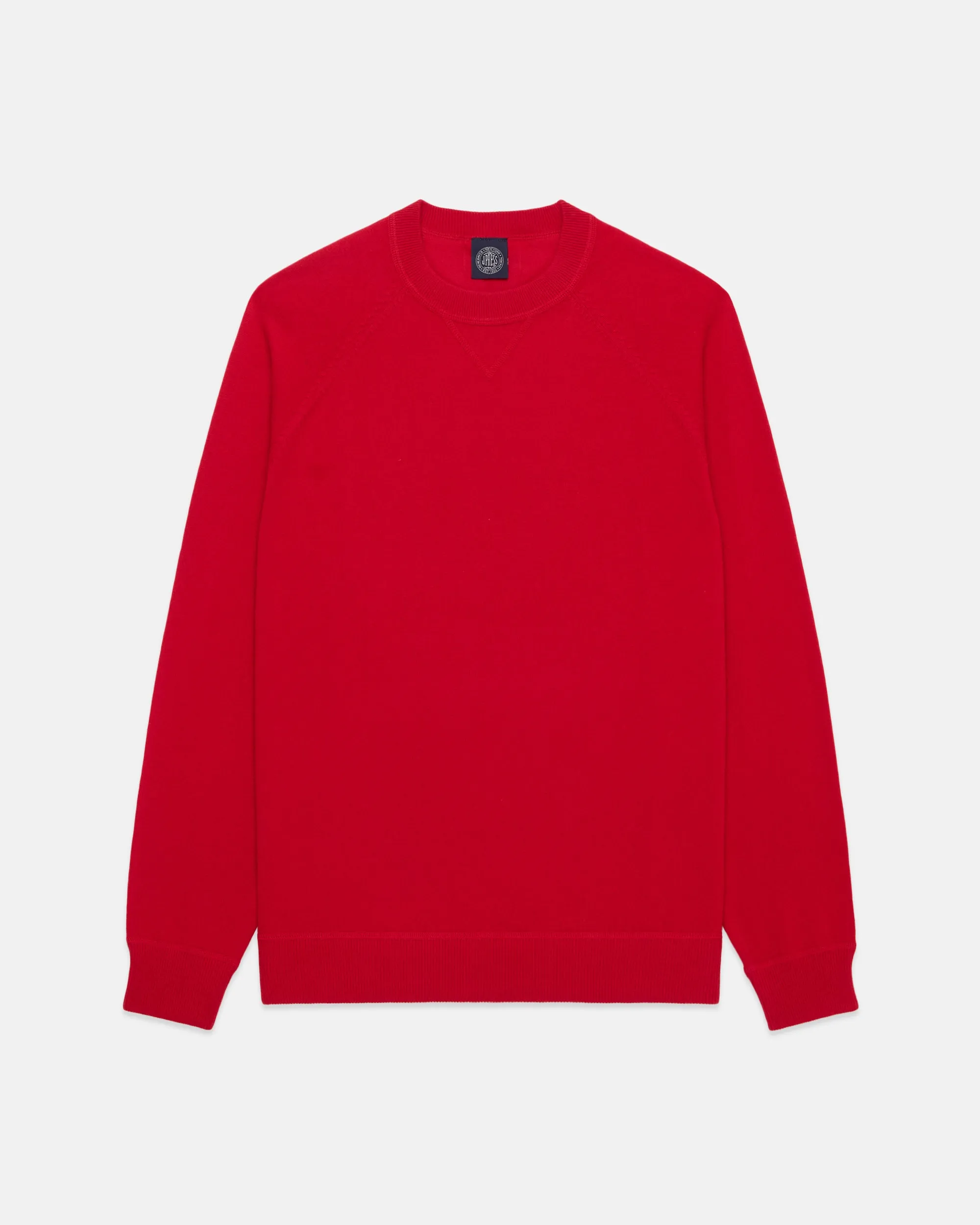 Red Cotton-Wool Crewneck Sweatshirt - Trim Fit sold by J. Press product image thumbnail 2