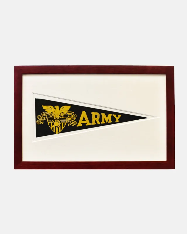 U.S. Military Academy Framed Vintage Pennant sold by J. Press
