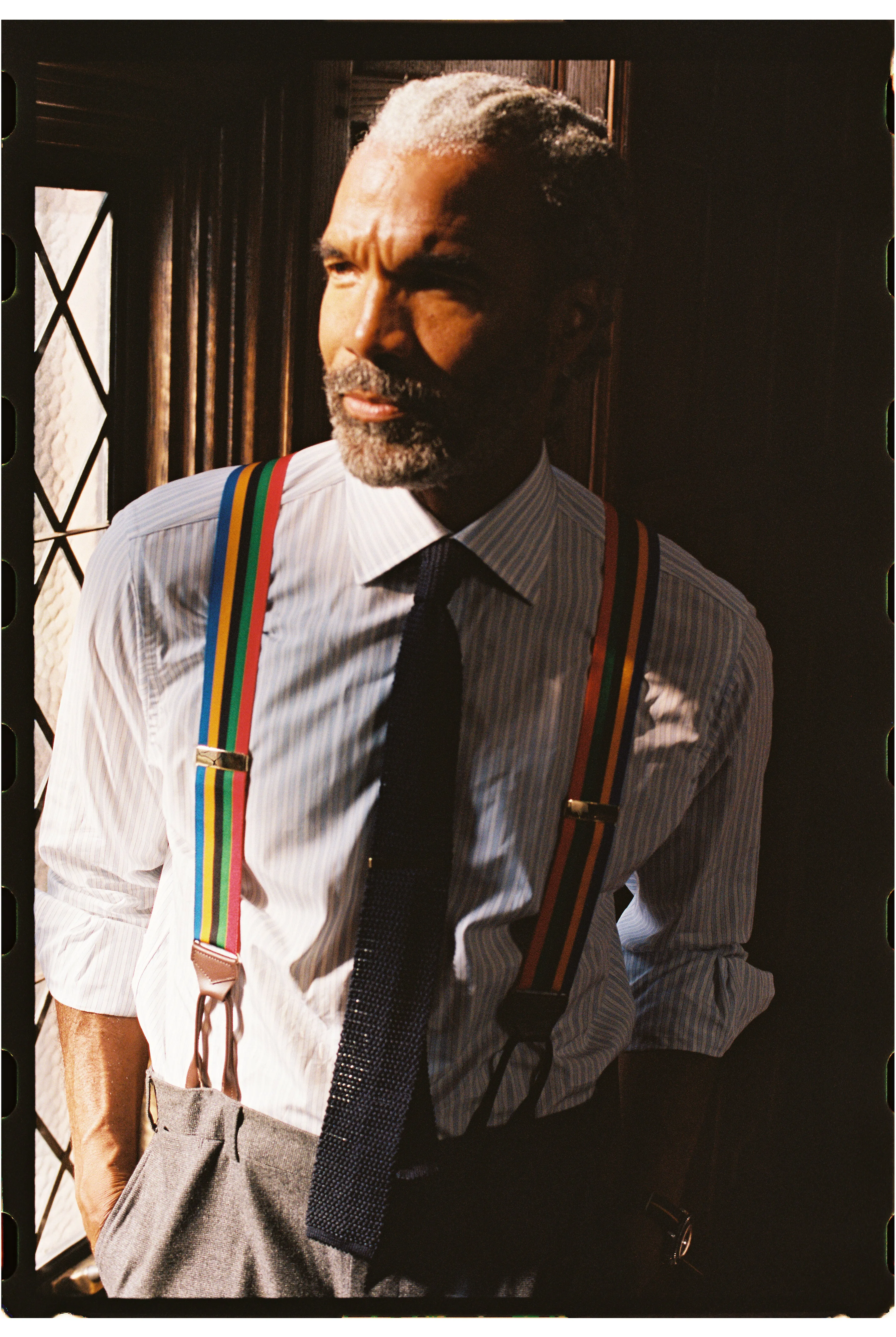 Made-in-England Multi-Colored Striped Barathea Braces sold by J. Press product image thumbnail 4