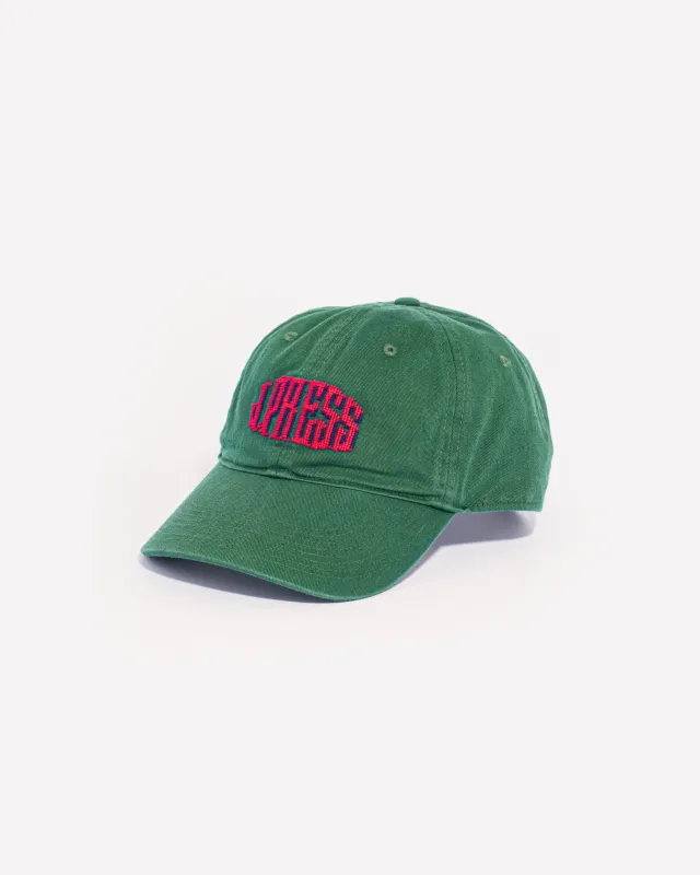 J. Press Red on Green Needlepoint Hat sold by J. Press