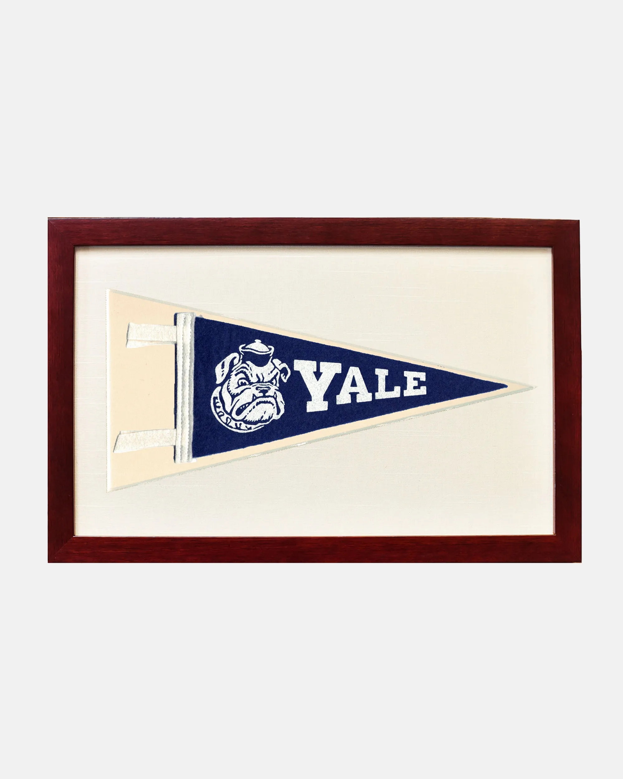 Yale Framed Vintage Pennant sold by J. Press