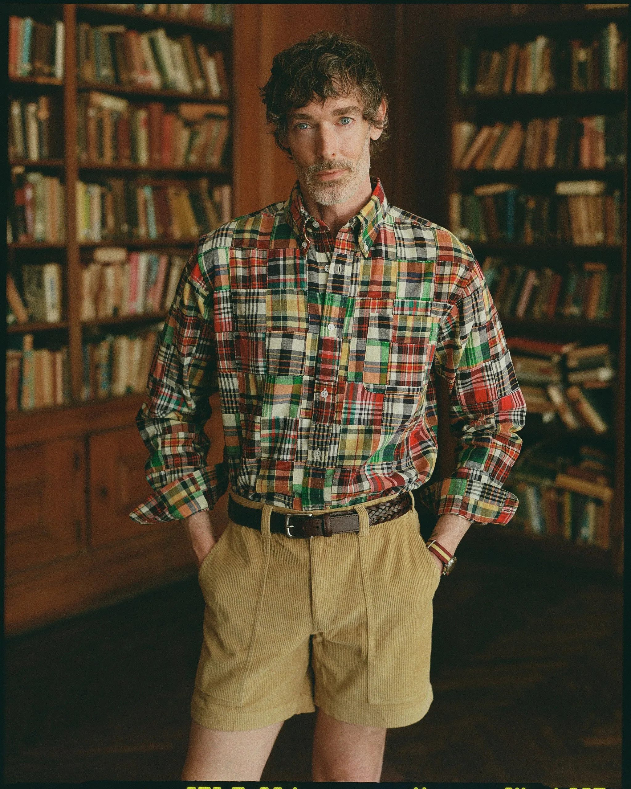 Light Khaki Wide-Wale Cotton Corduroy Shorts - Trim Fit sold by J. Press product image thumbnail 2