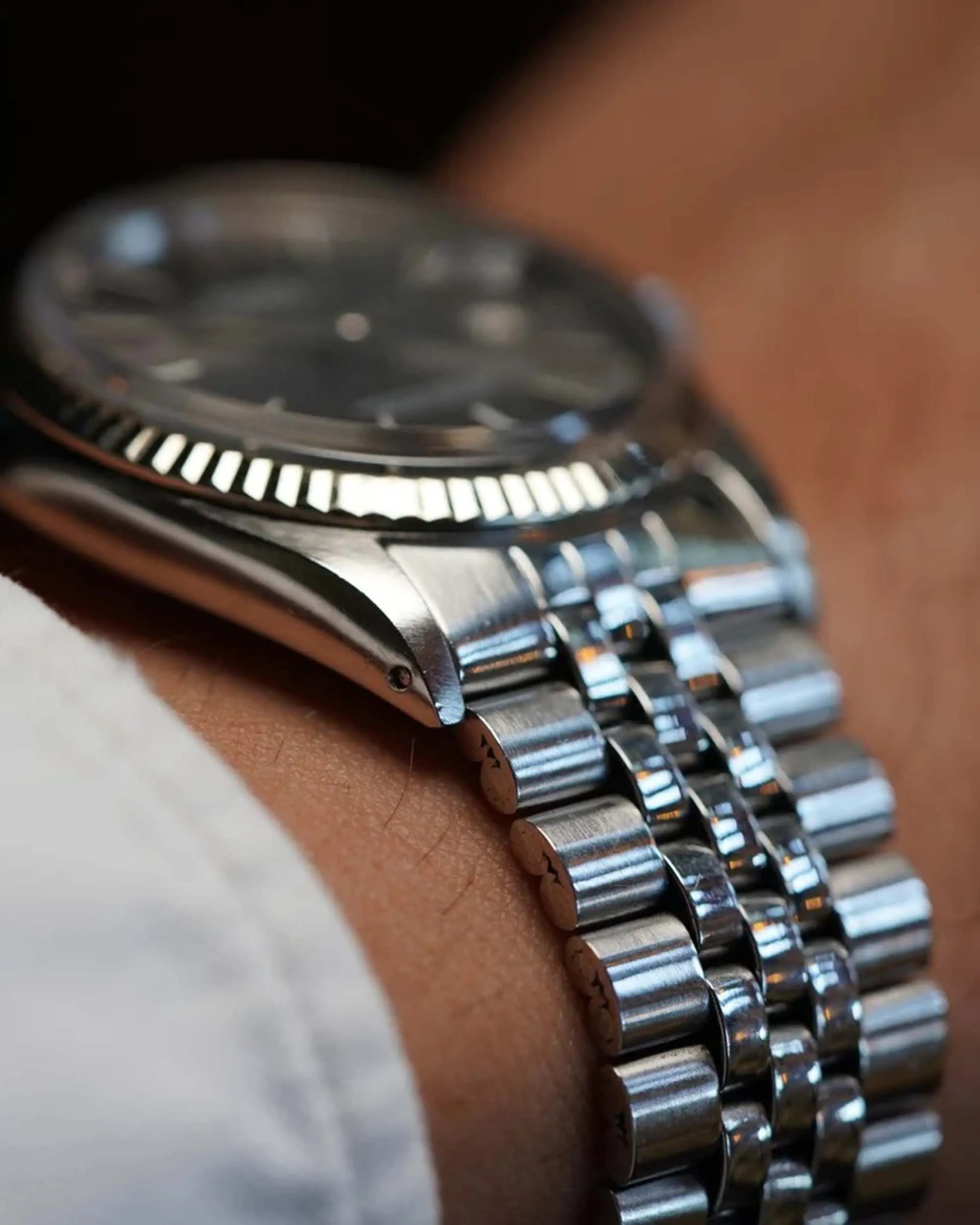 Rolex Grey Dial Datejust Reference 1601 Unpolished sold by J. Press product image thumbnail 4