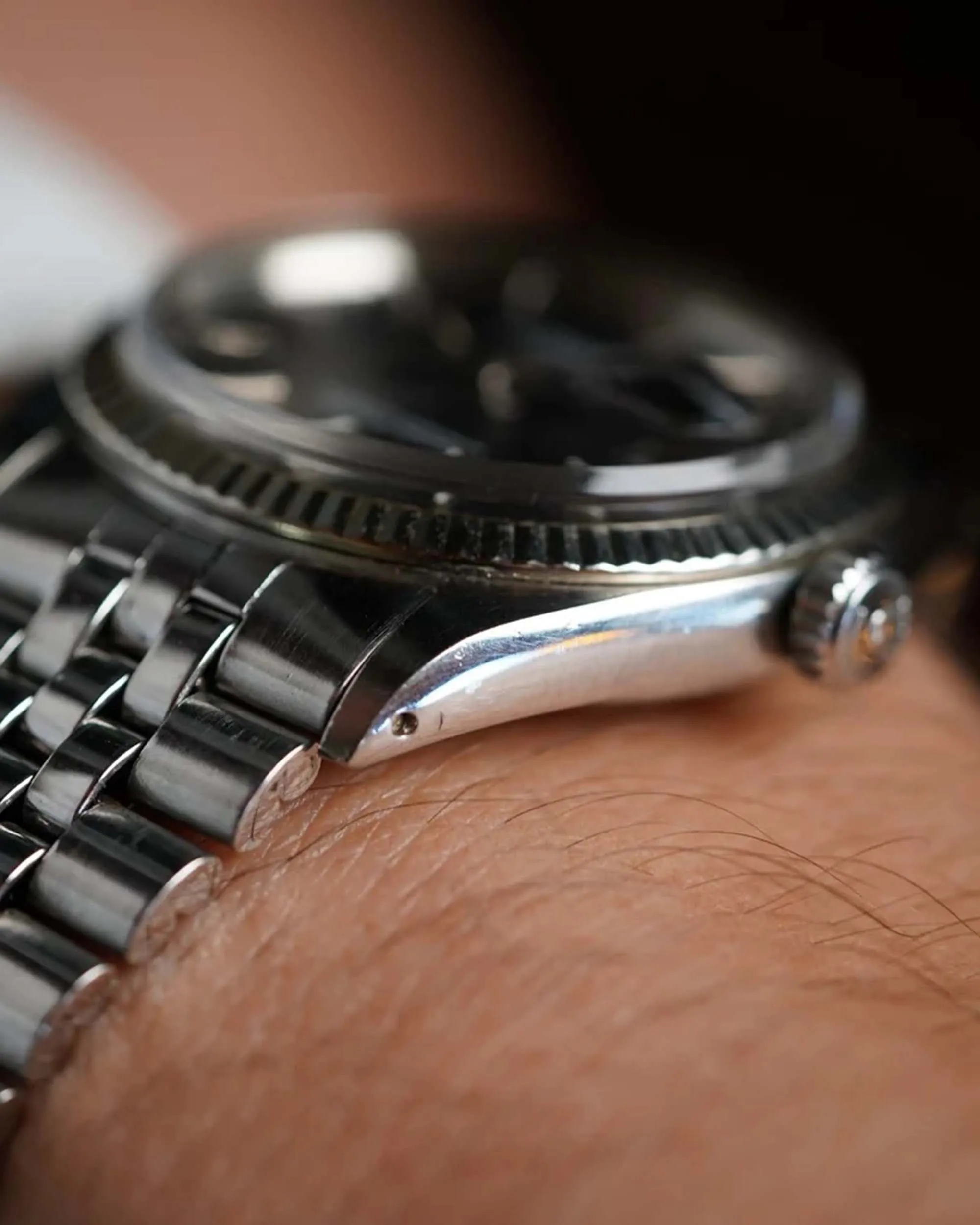 Rolex Grey Dial Datejust Reference 1601 Unpolished sold by J. Press product image thumbnail 3