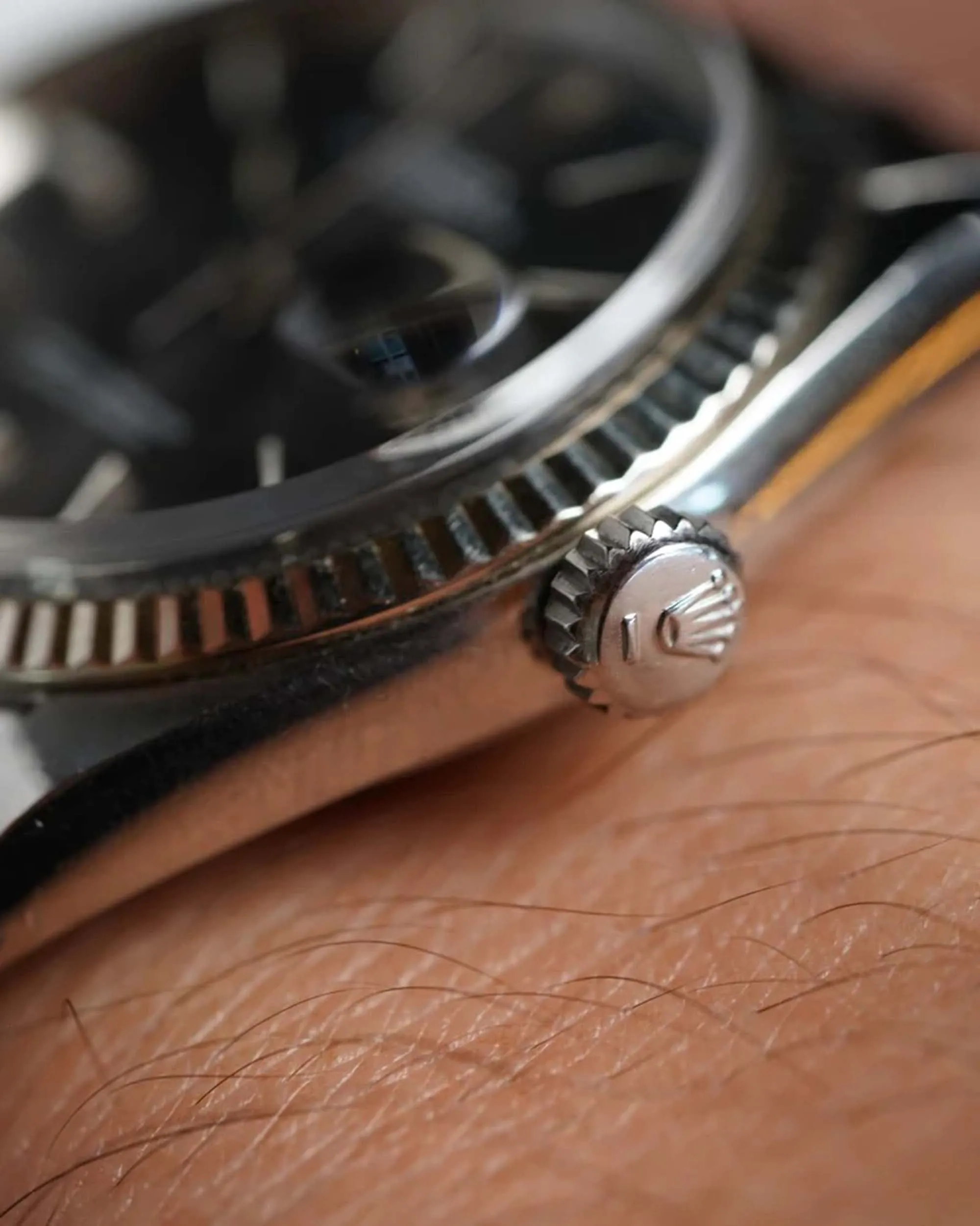 Rolex Grey Dial Datejust Reference 1601 Unpolished sold by J. Press product image thumbnail 5