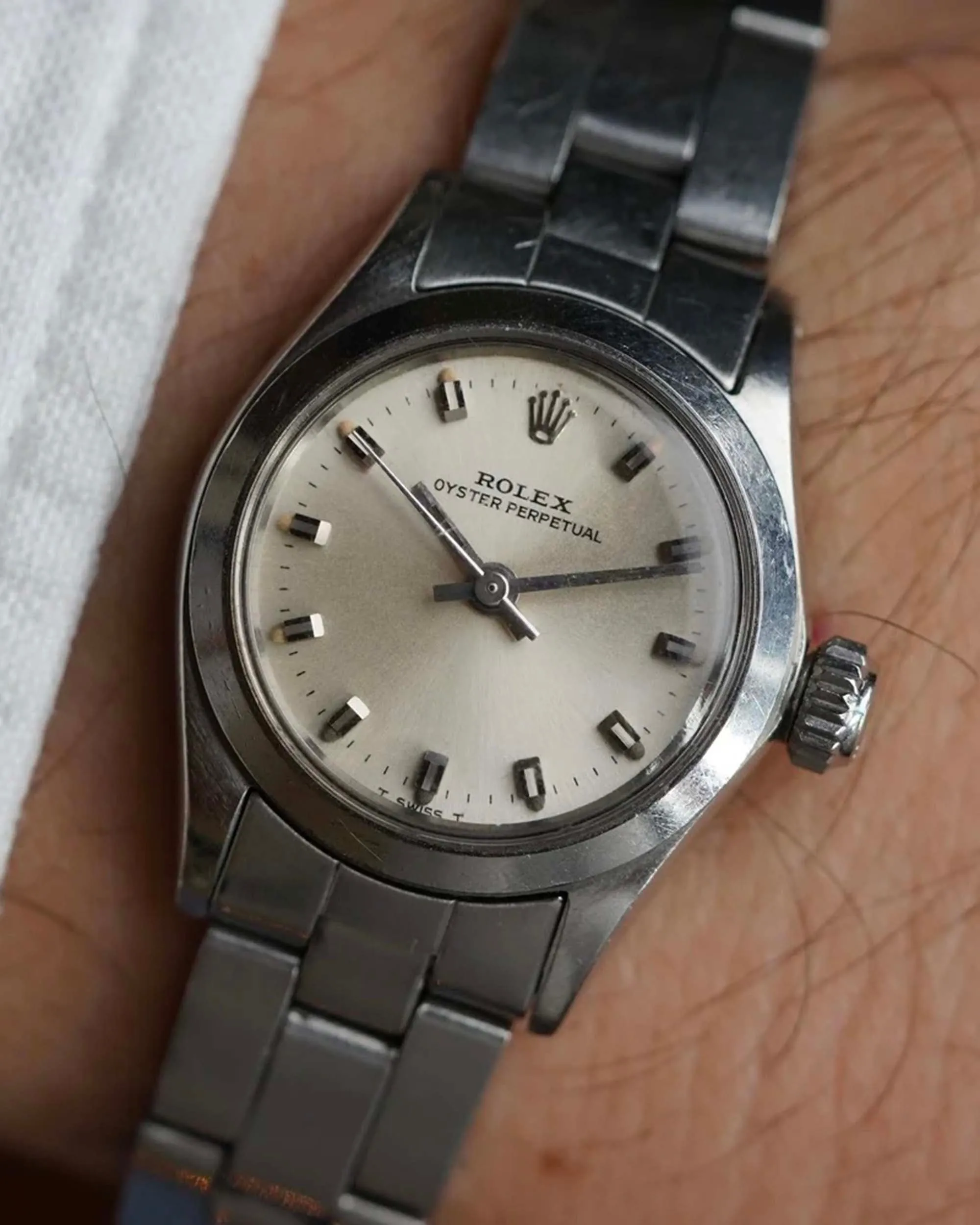 Rolex Ladies Oyster Perpetual Ref. 6618 Unpolished sold by J. Press product image thumbnail 3