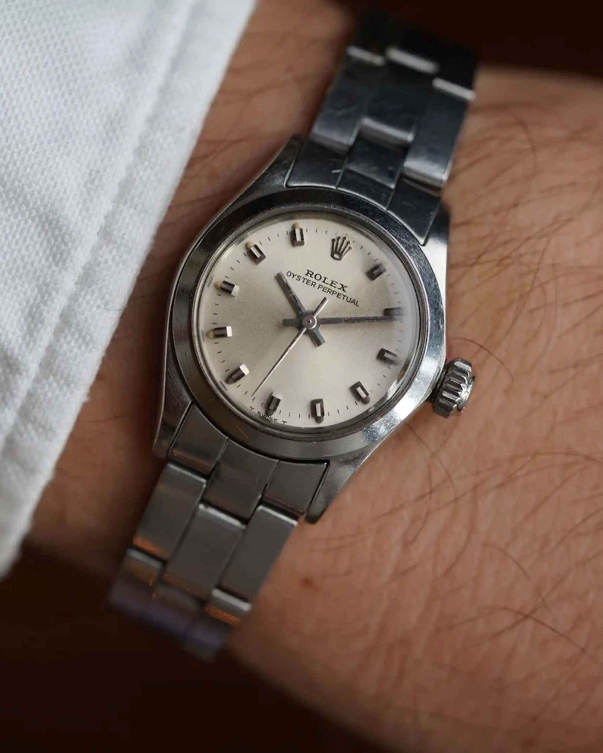 Rolex Ladies Oyster Perpetual Ref. 6618 Unpolished sold by J. Press product image thumbnail 2