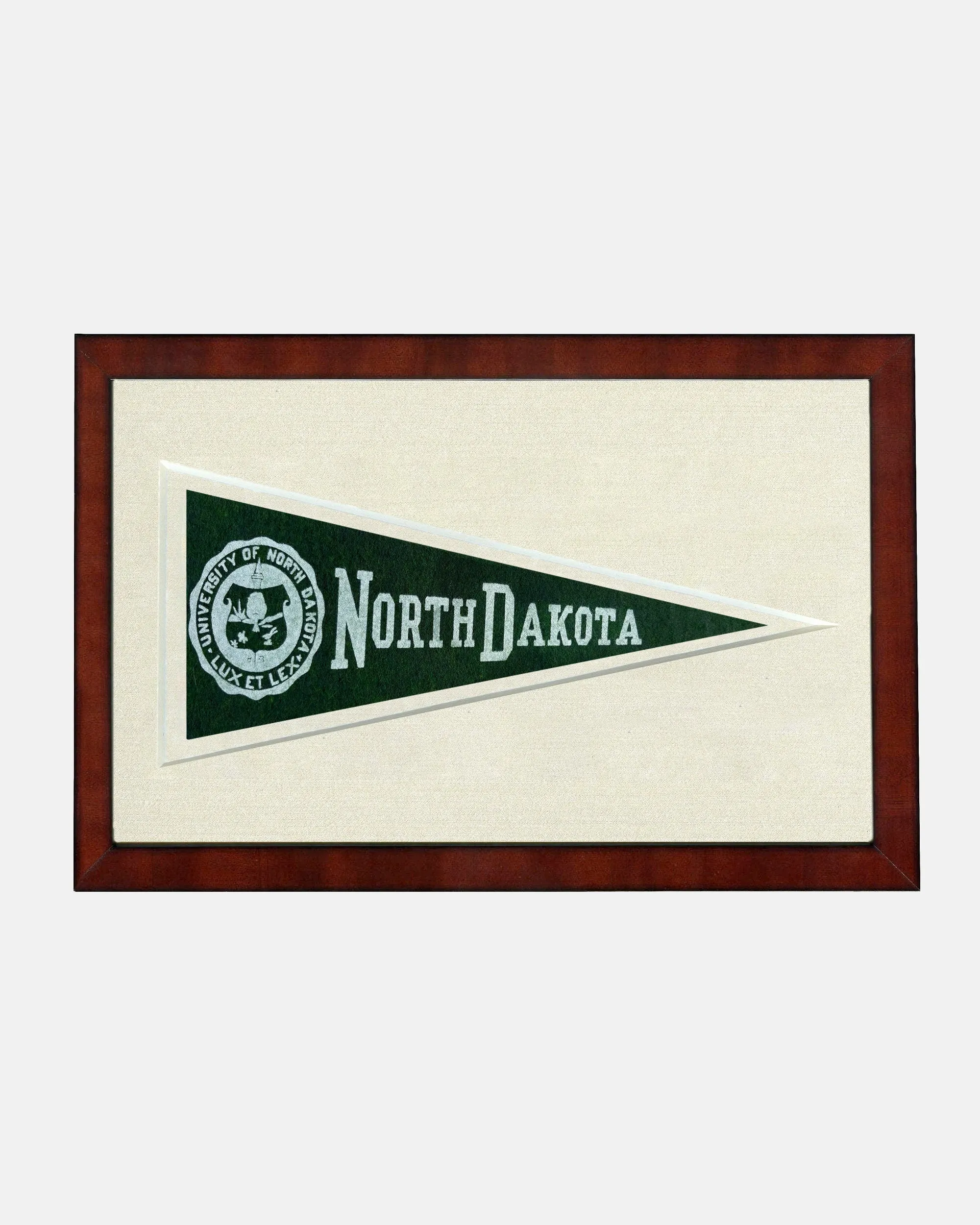 University of North Dakota Framed Vintage Pennant sold by J. Press