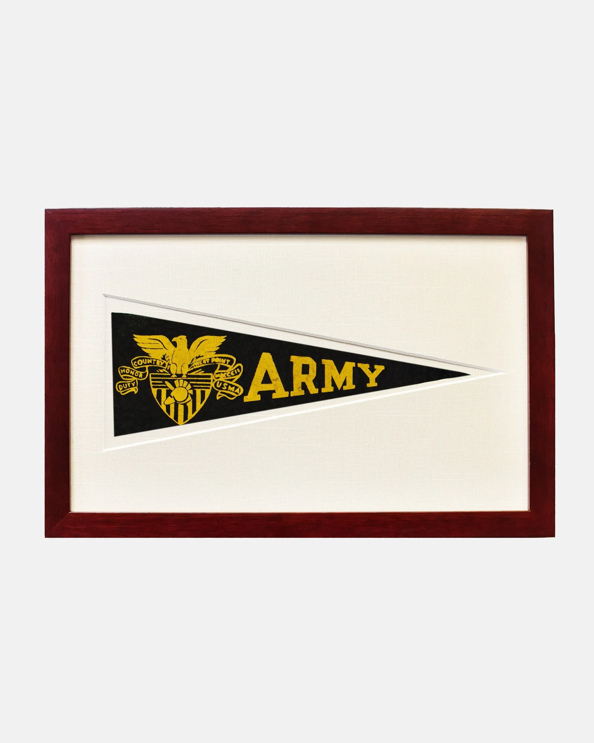US Military Academy Framed Vintage Pennant sold by J. Press