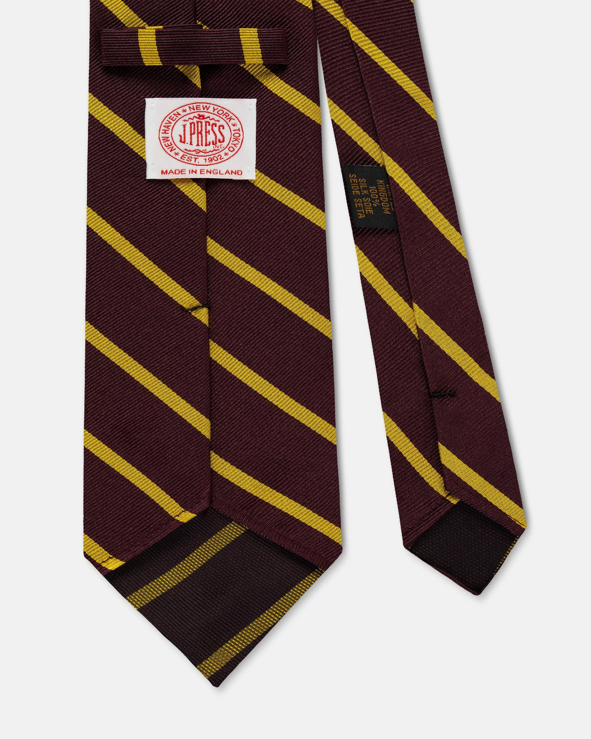 Made-in-UK Northants County Cricket Club Silk Repp Tie sold by J. Press product image thumbnail 2