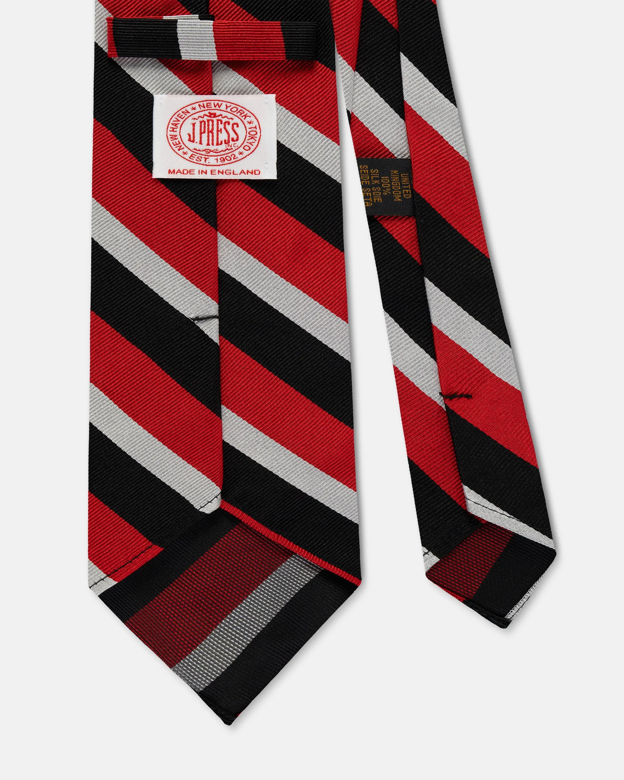 Made-in-UK Thames Rowing Club Silk Repp Tie sold by J. Press product image thumbnail 2