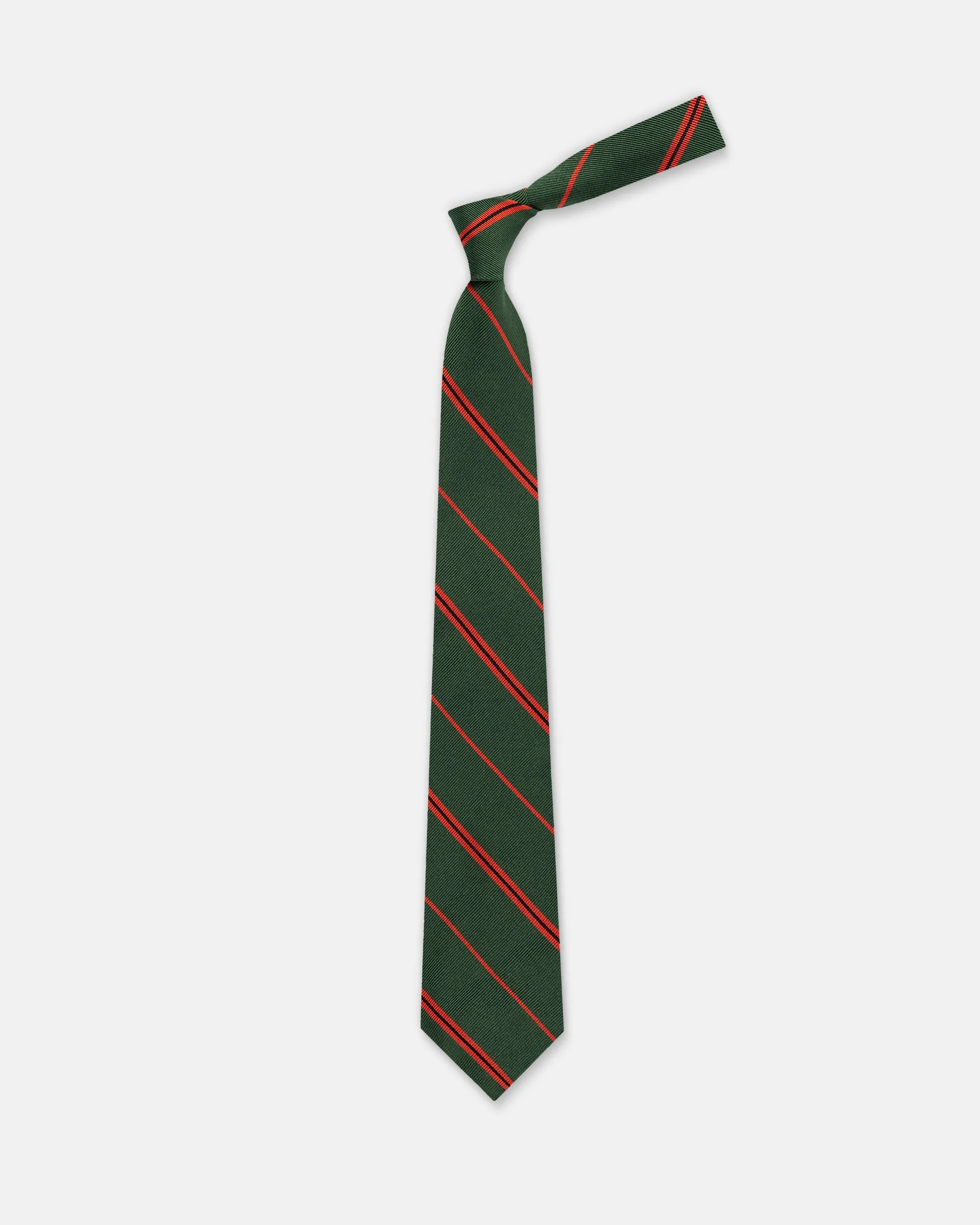 Made-in-UK 11th London Regiment Silk Repp Tie sold by J. Press