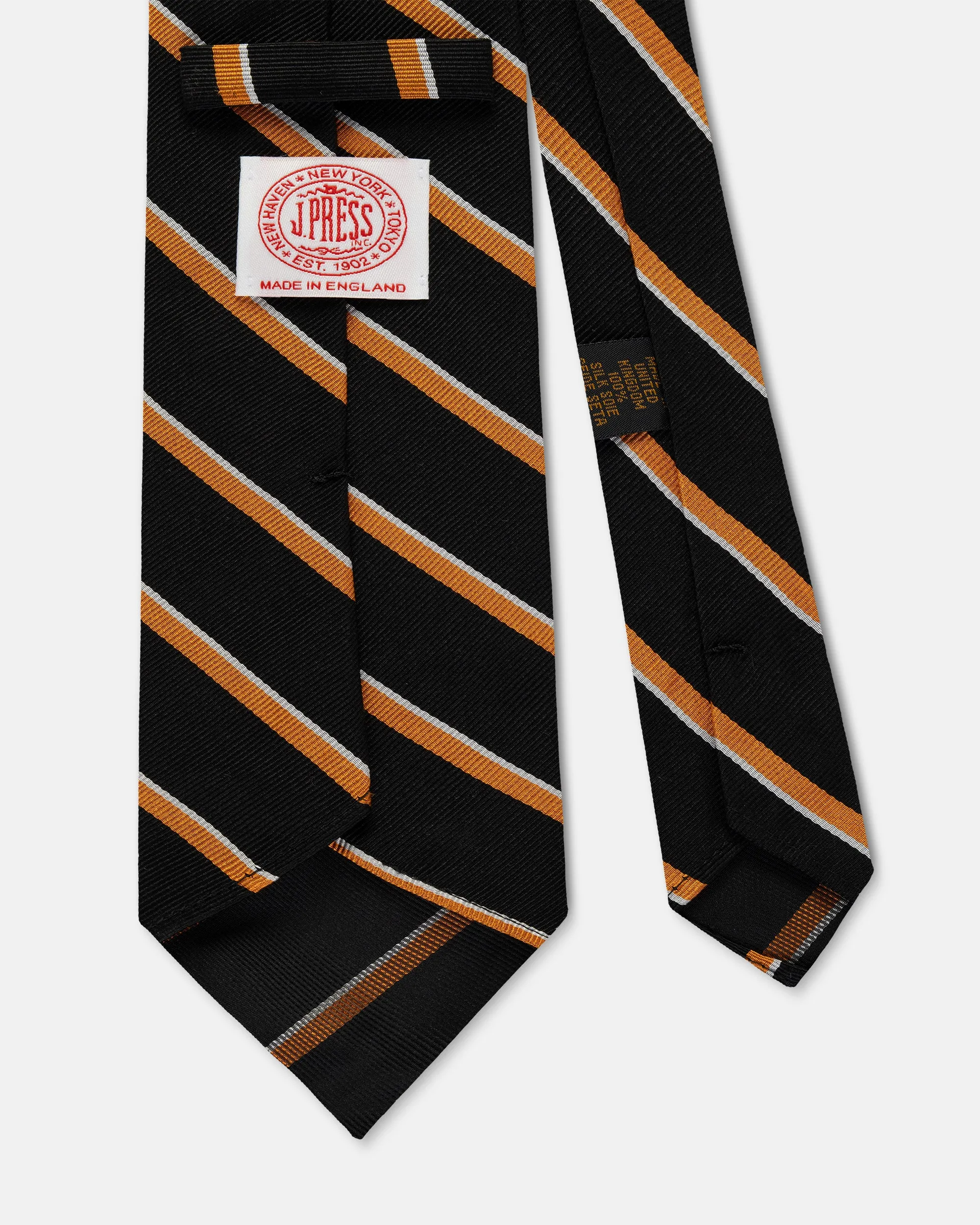 Made-in-UK Old Westminster Citizens Silk Repp Tie sold by J. Press product image thumbnail 2