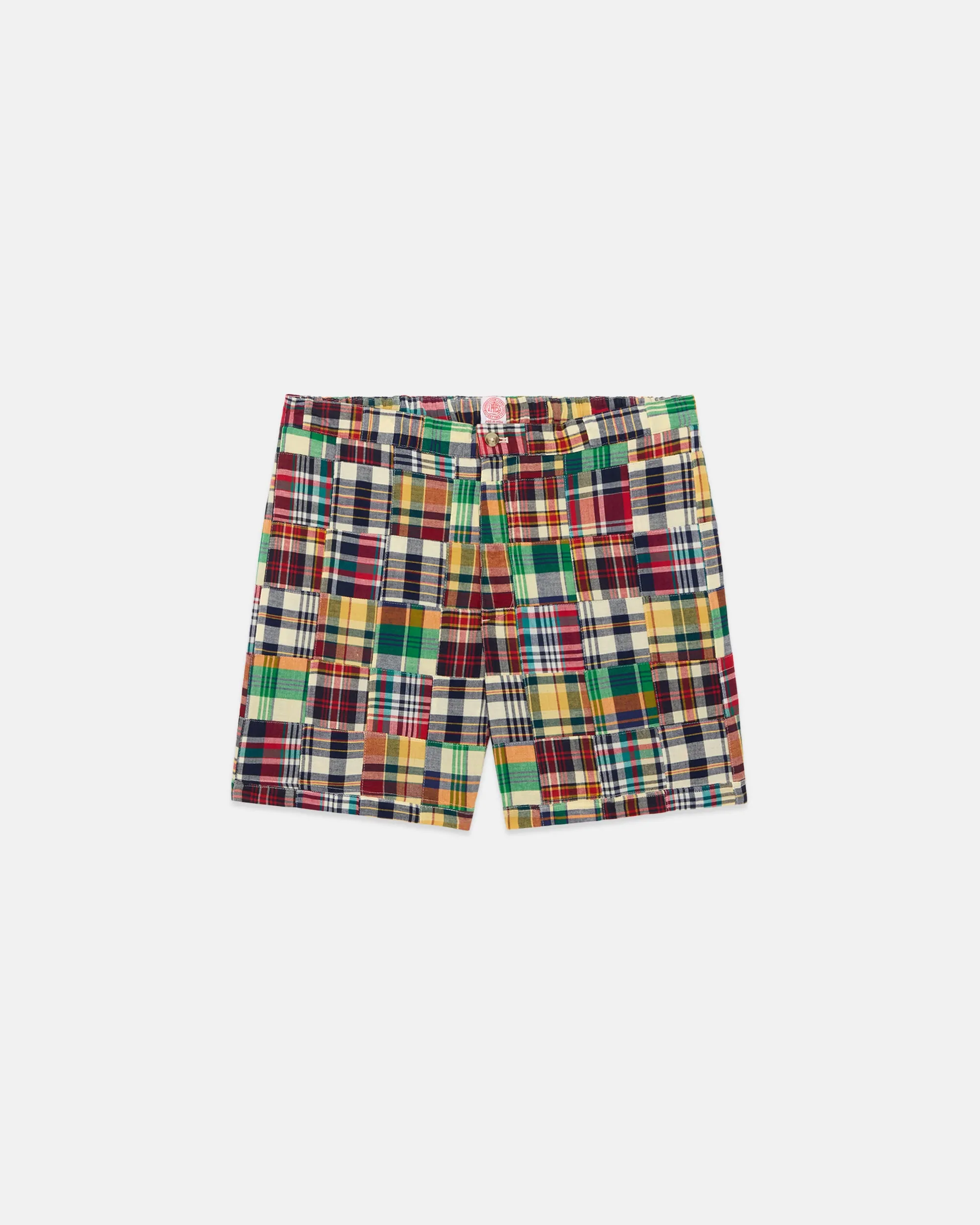 Patchwork Authentic Madras Swim Trunks sold by J. Press