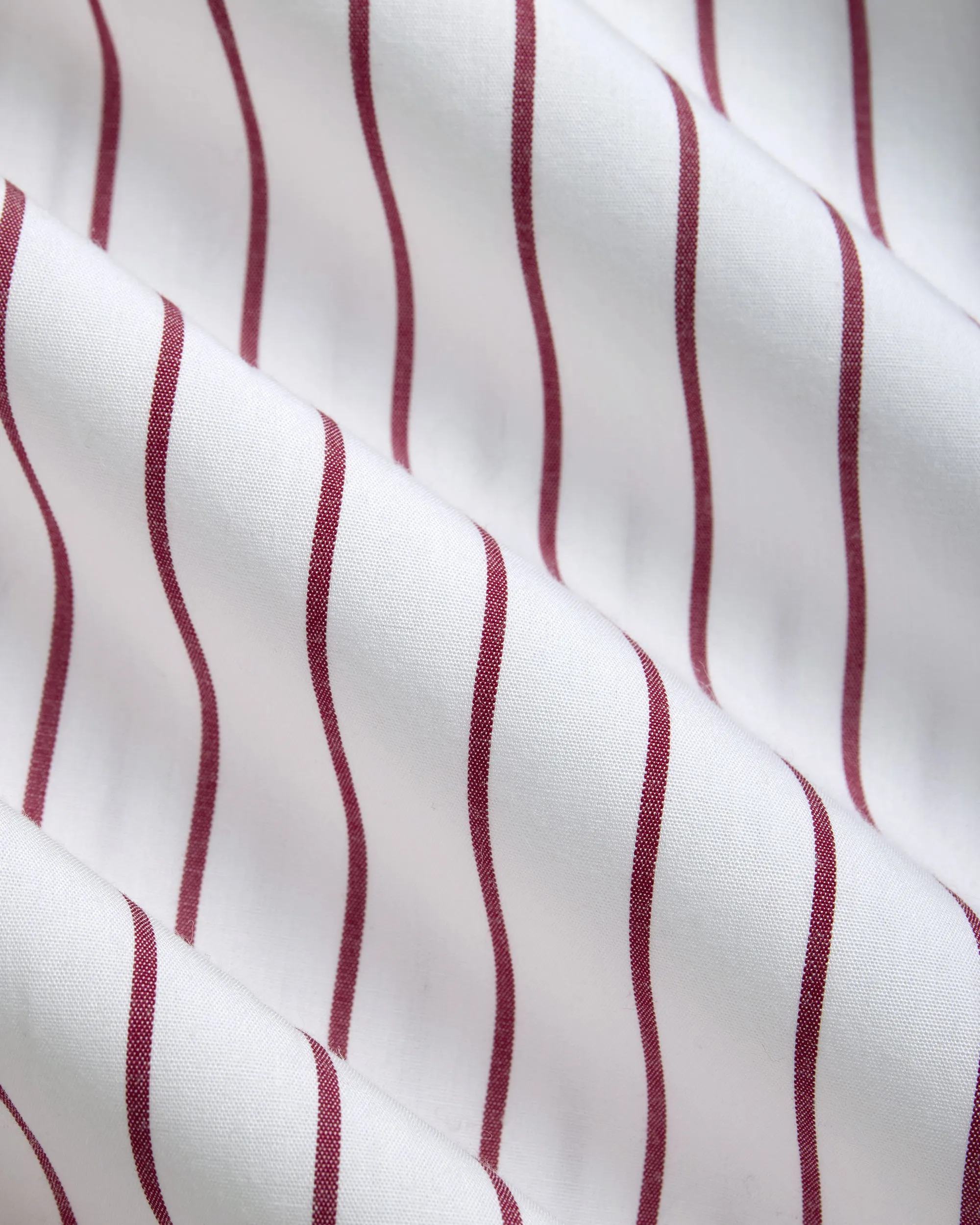 Made-in-USA Burgundy Stripe Button Down Shirt sold by J. Press product image thumbnail 3