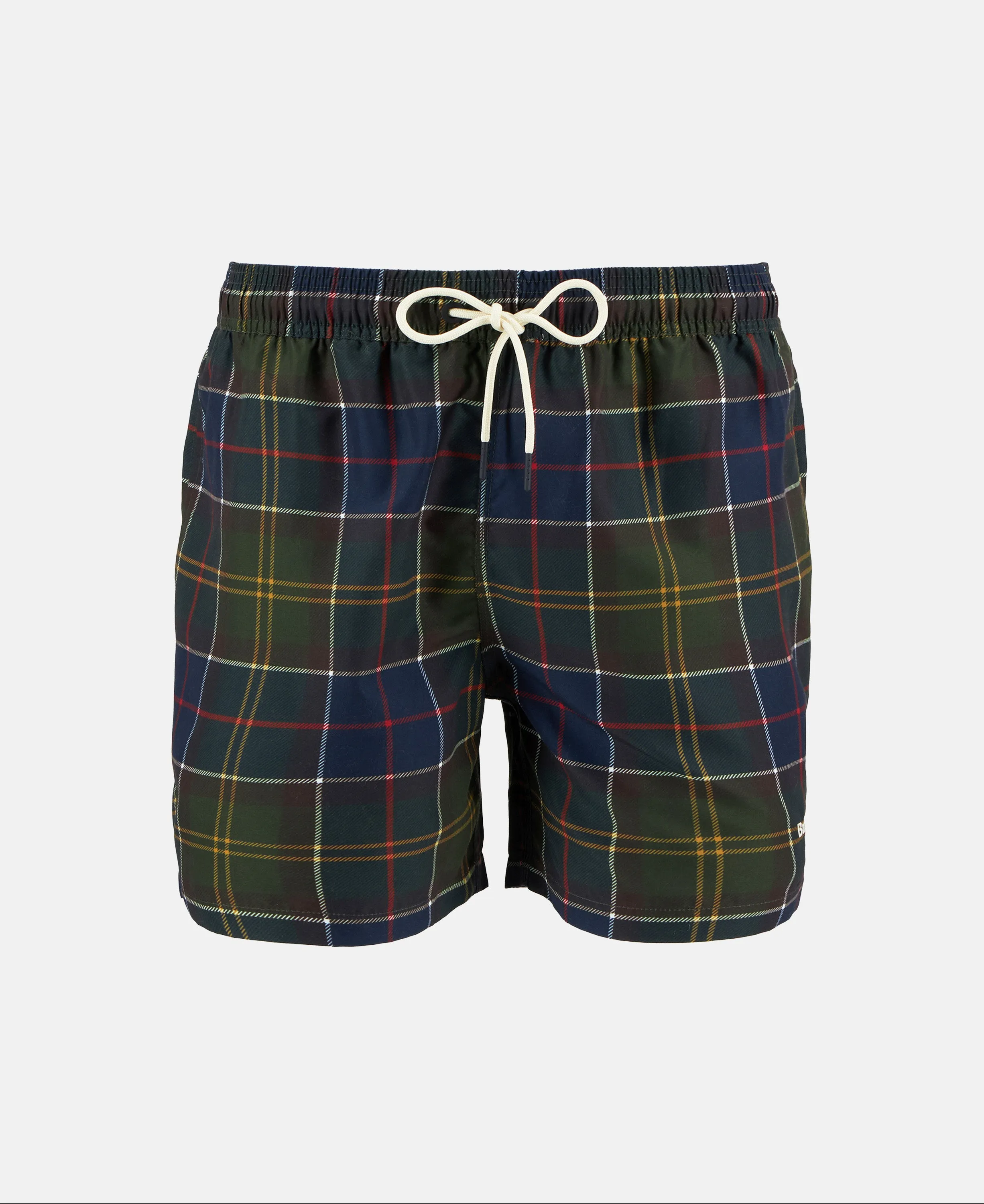 Barbour Classic Tartan Swim Trunks sold by J. Press