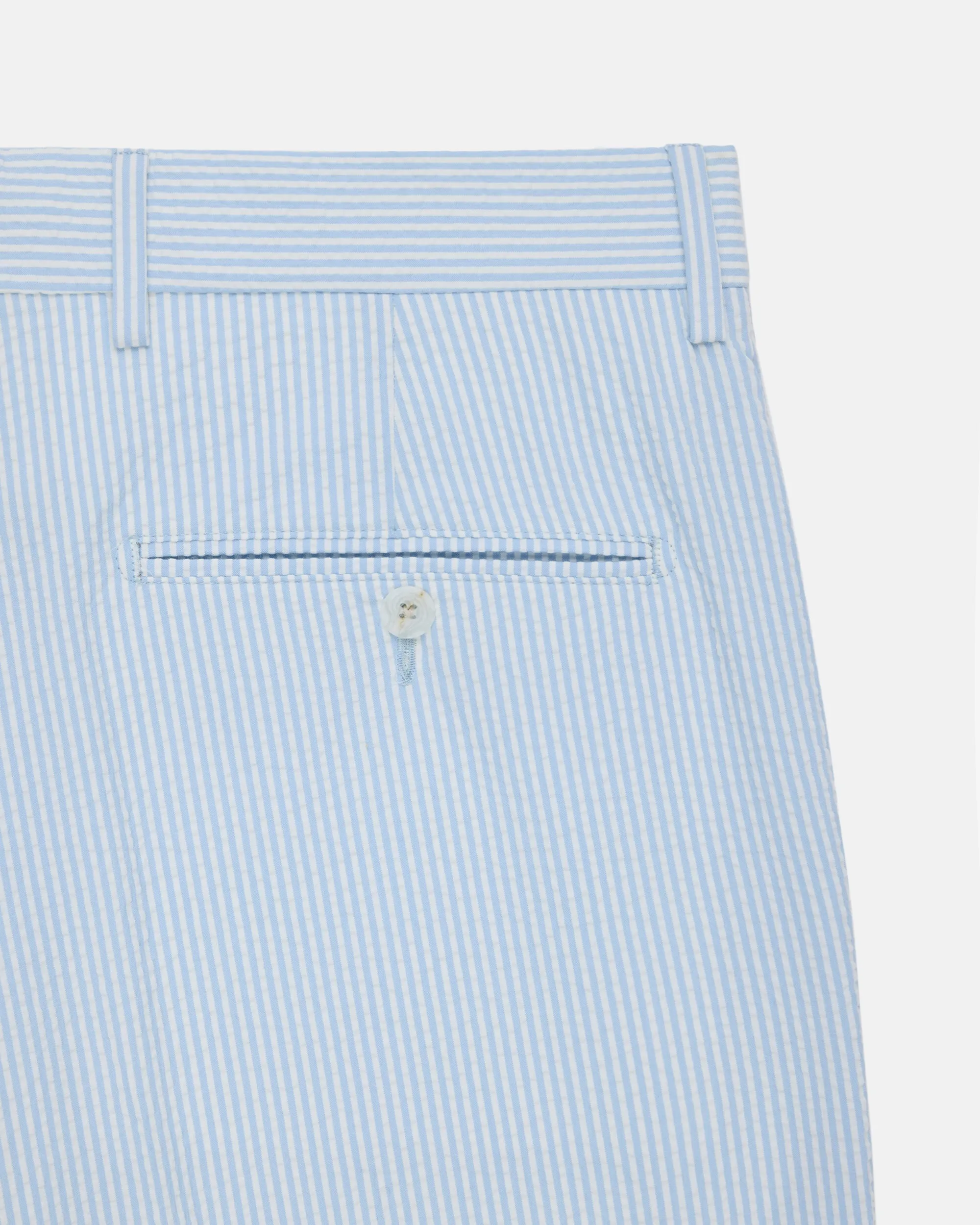 Light Blue Cotton Seersucker Shorts sold by J. Press product image thumbnail 2