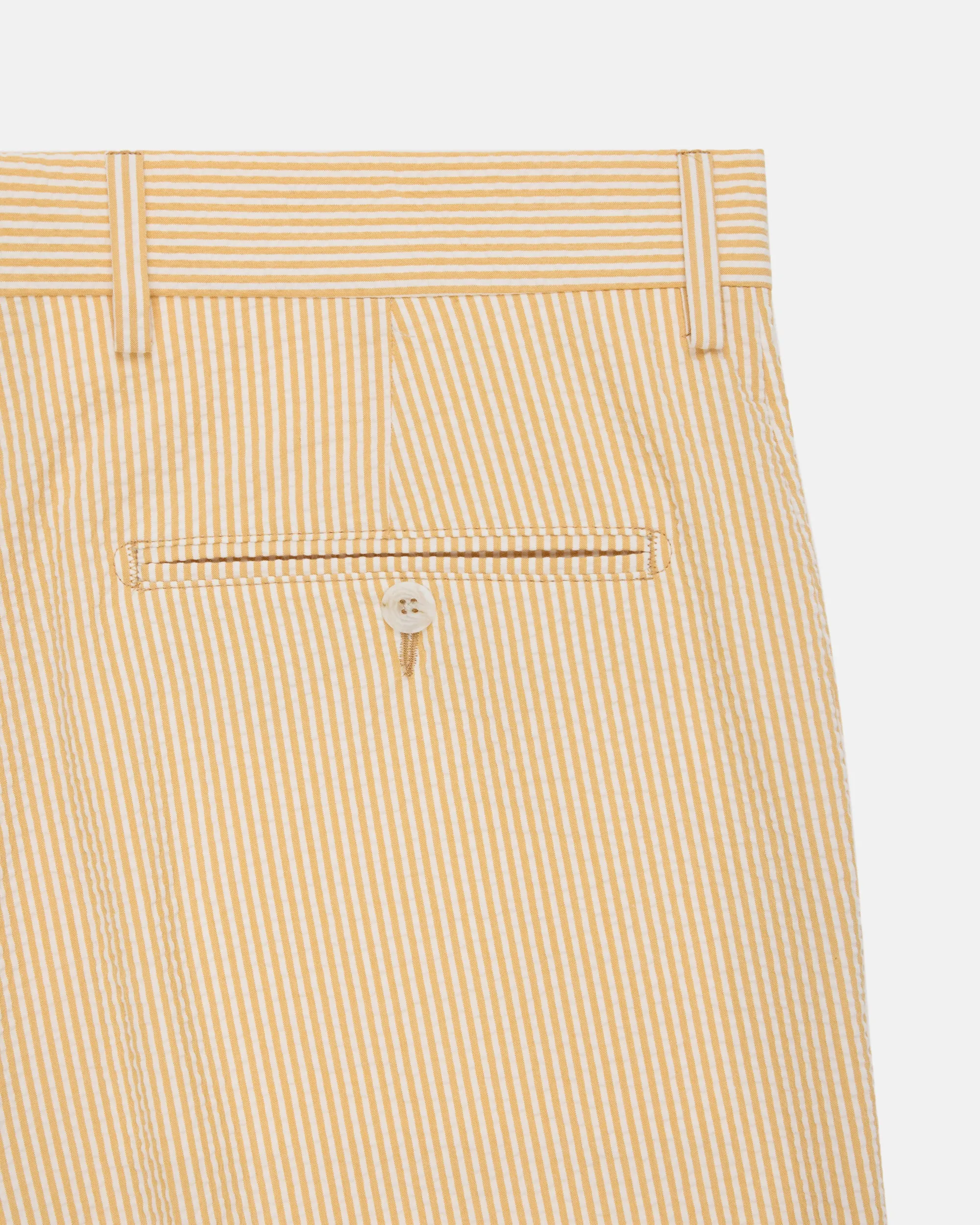 Gold Cotton Seersucker Shorts sold by J. Press product image thumbnail 2