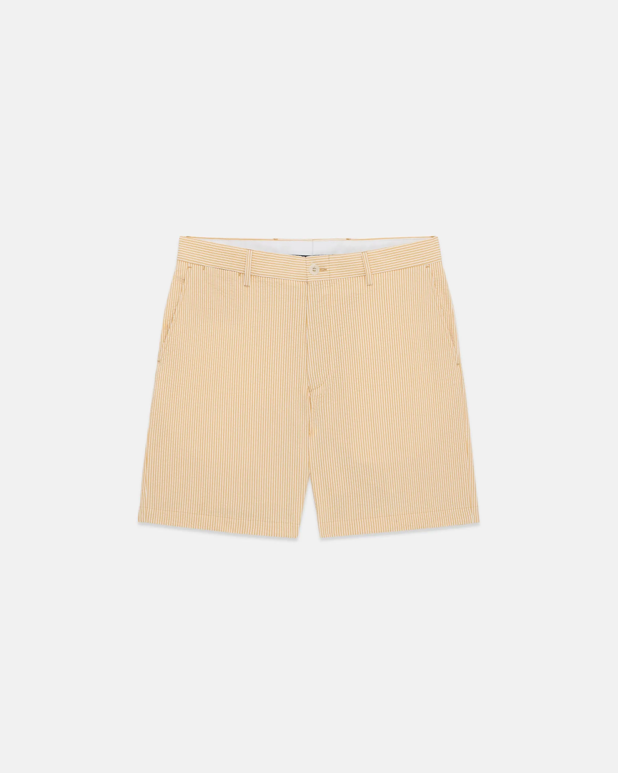 Gold Cotton Seersucker Shorts sold by J. Press